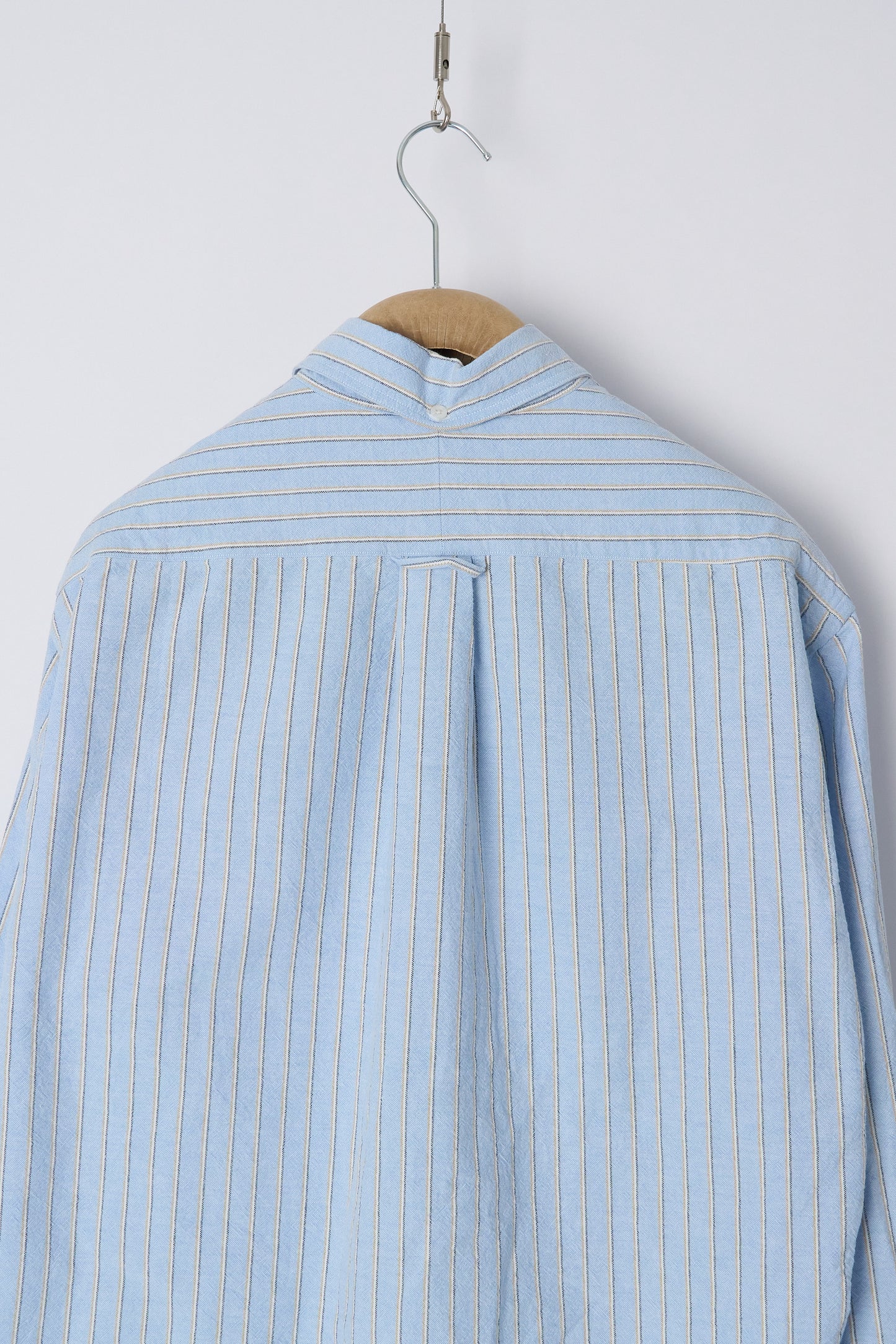 Blue Striped Japanese Oxford - Old Fit