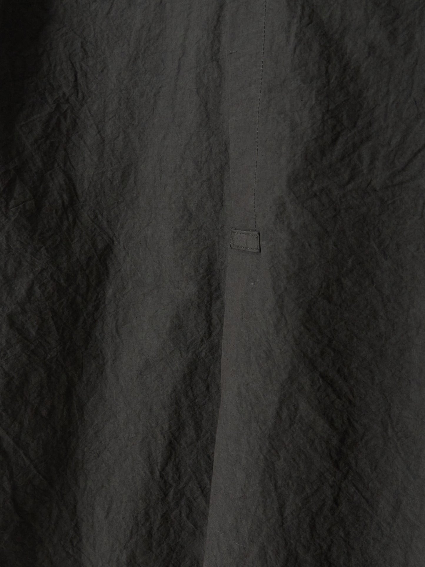 Gathered Pull-On Shirt - Charcoal