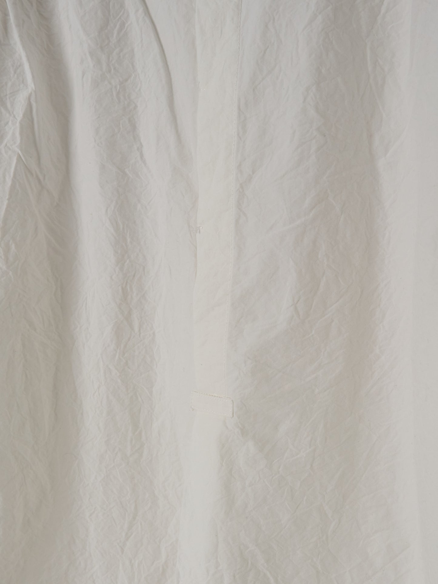 Gathered Pull-On Shirt - Off-white