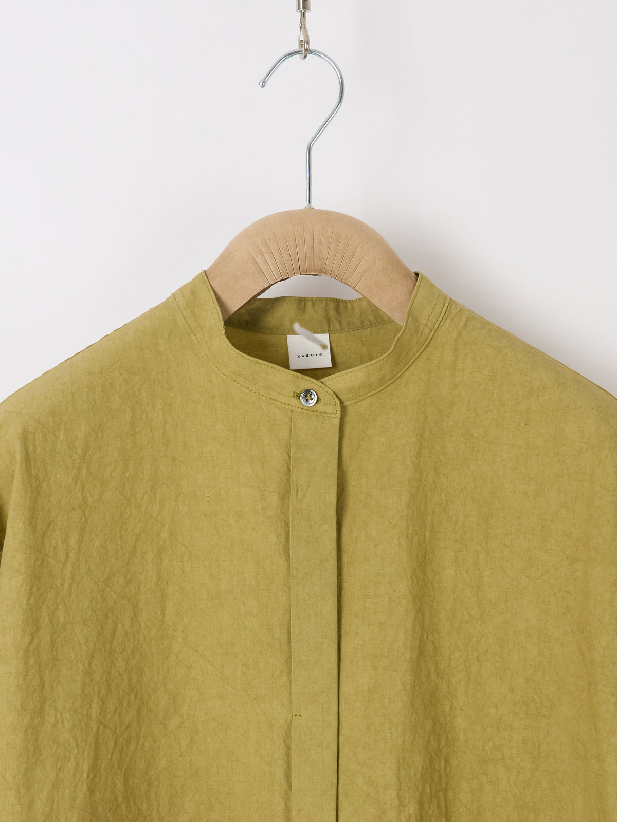 Gathered-Waist Blouse - Mustard