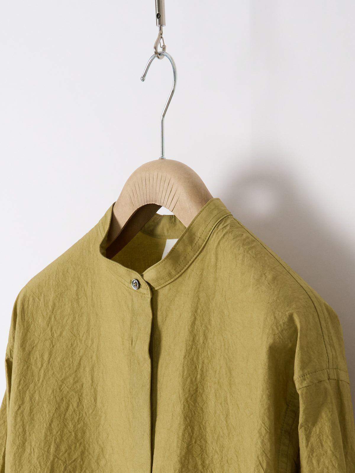 Gathered-Waist Blouse - Mustard