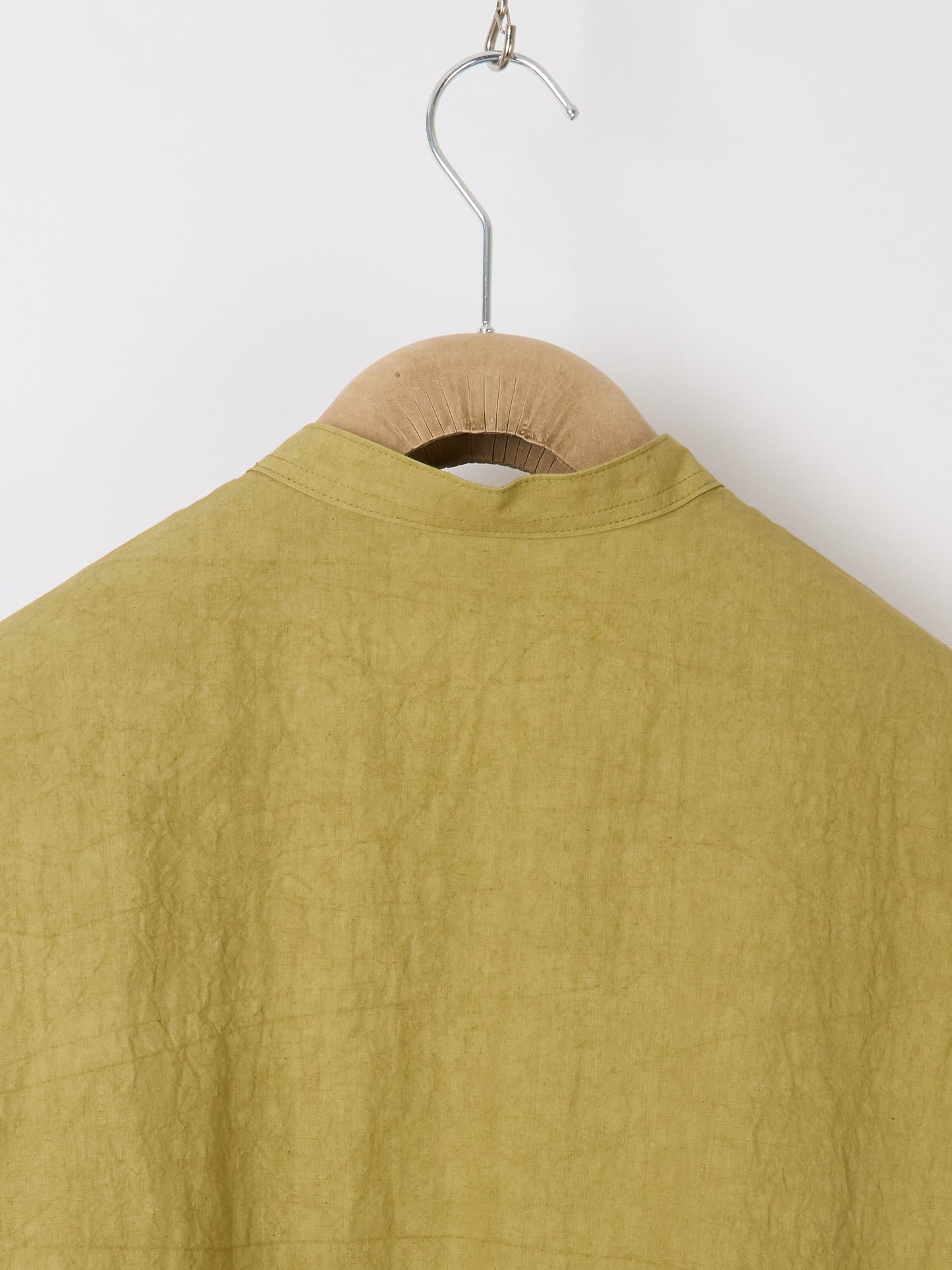 Gathered-Waist Blouse - Mustard