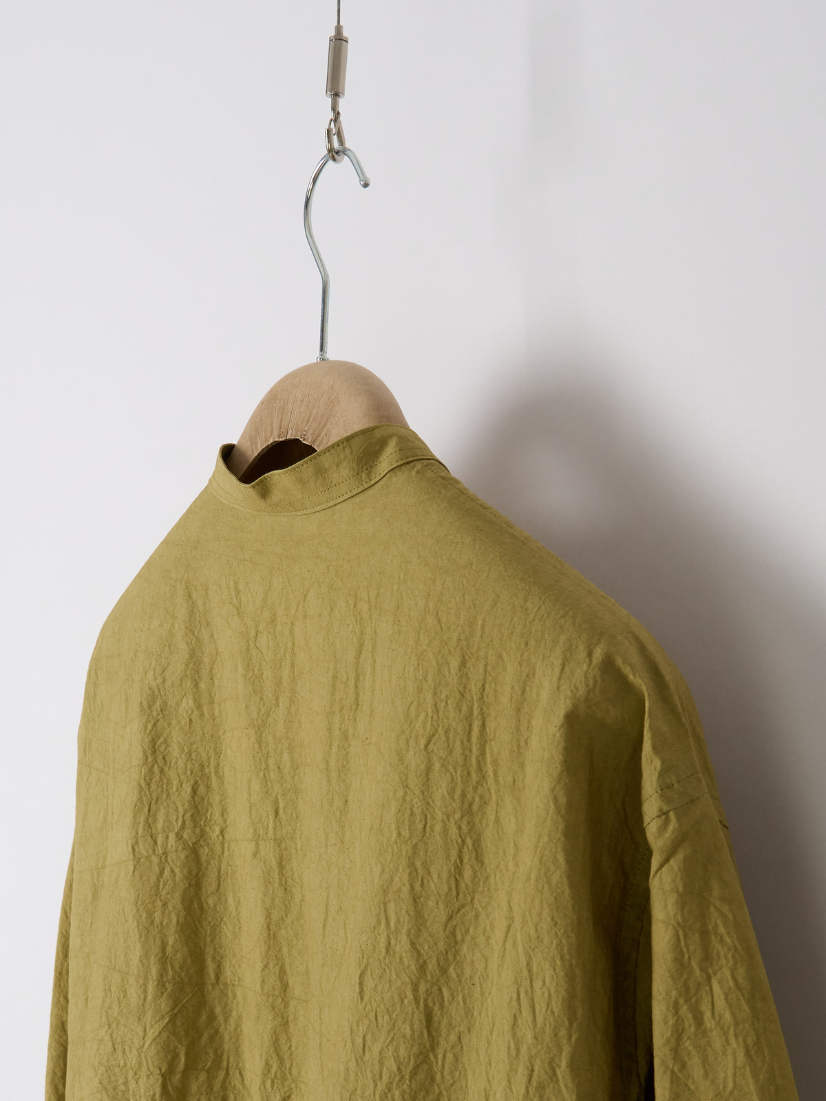 Gathered-Waist Blouse - Mustard