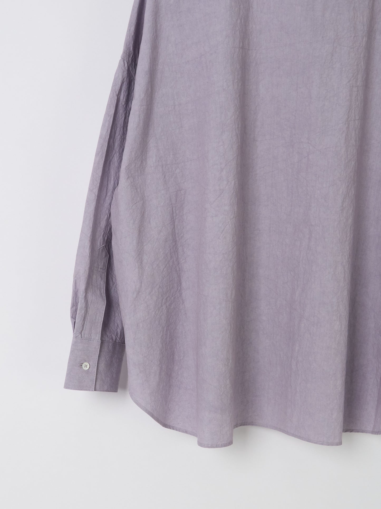 Double-Pocket Wide Shirt - Lavender