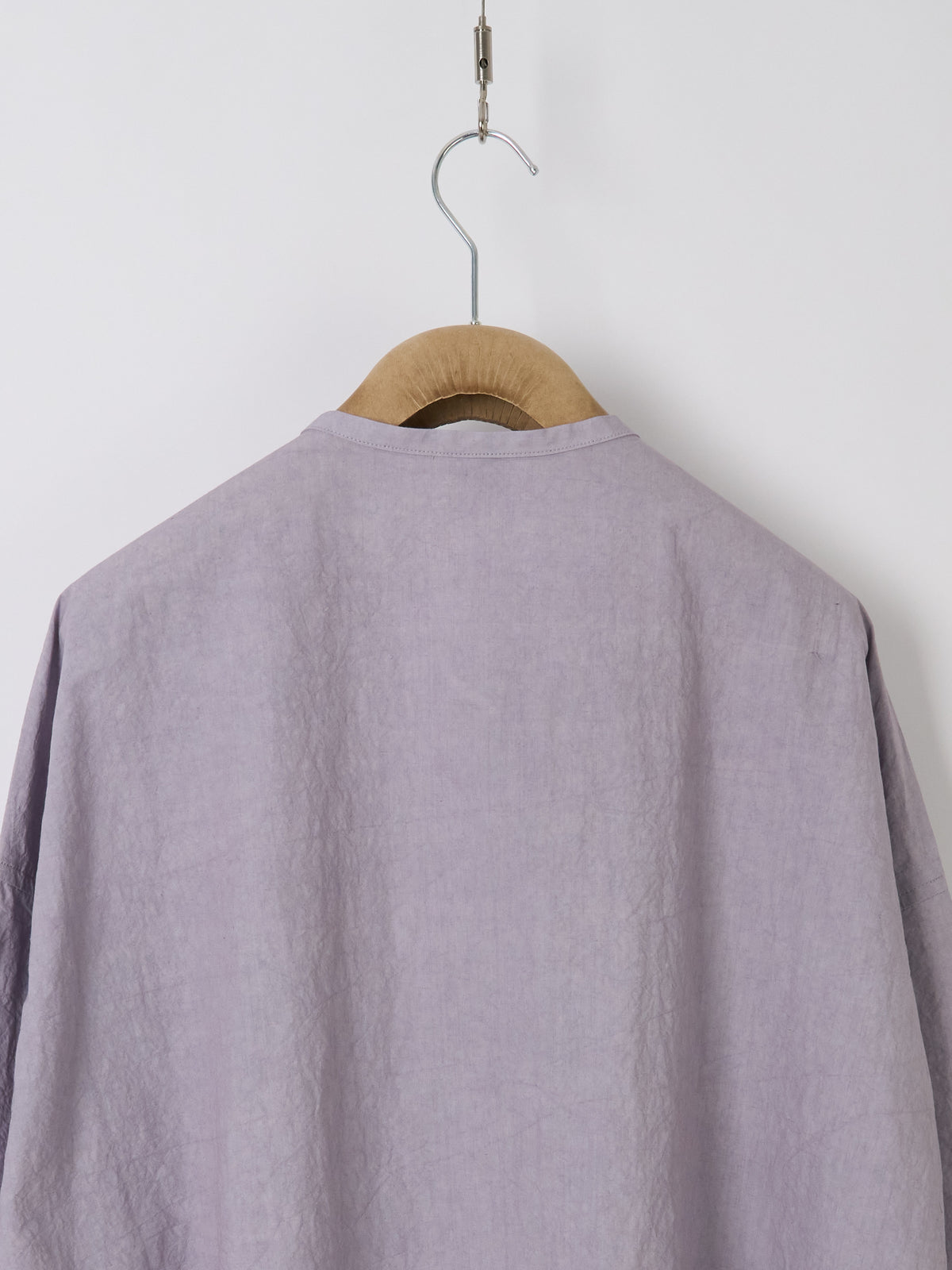 Double-Pocket Wide Shirt - Lavender