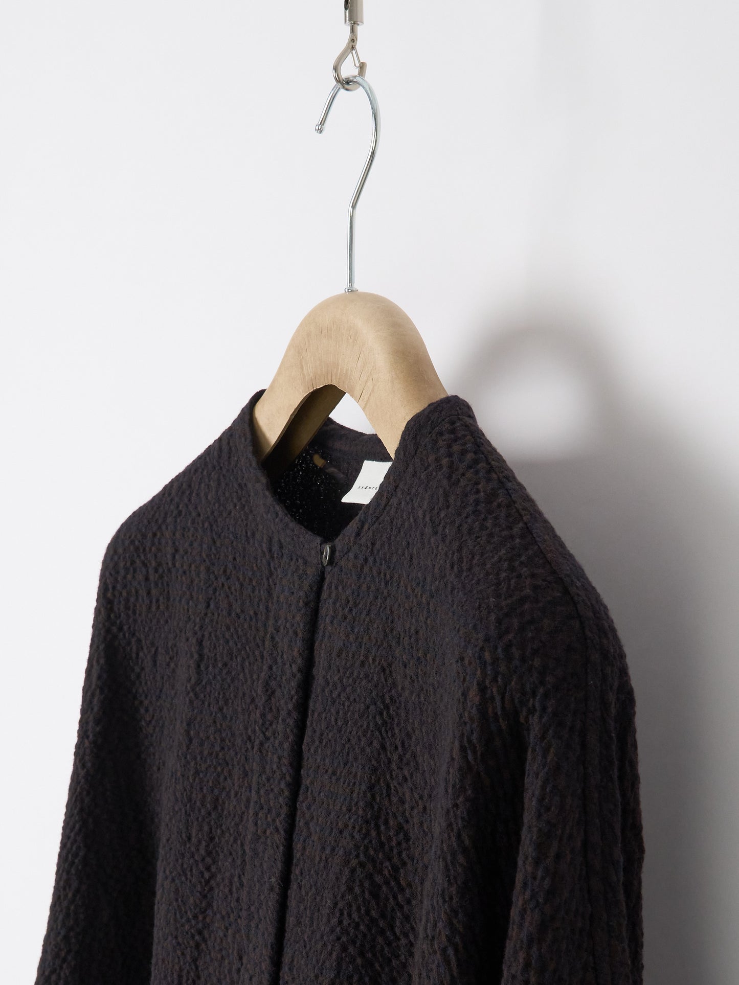 Oversized Shirt Cardigan - Check