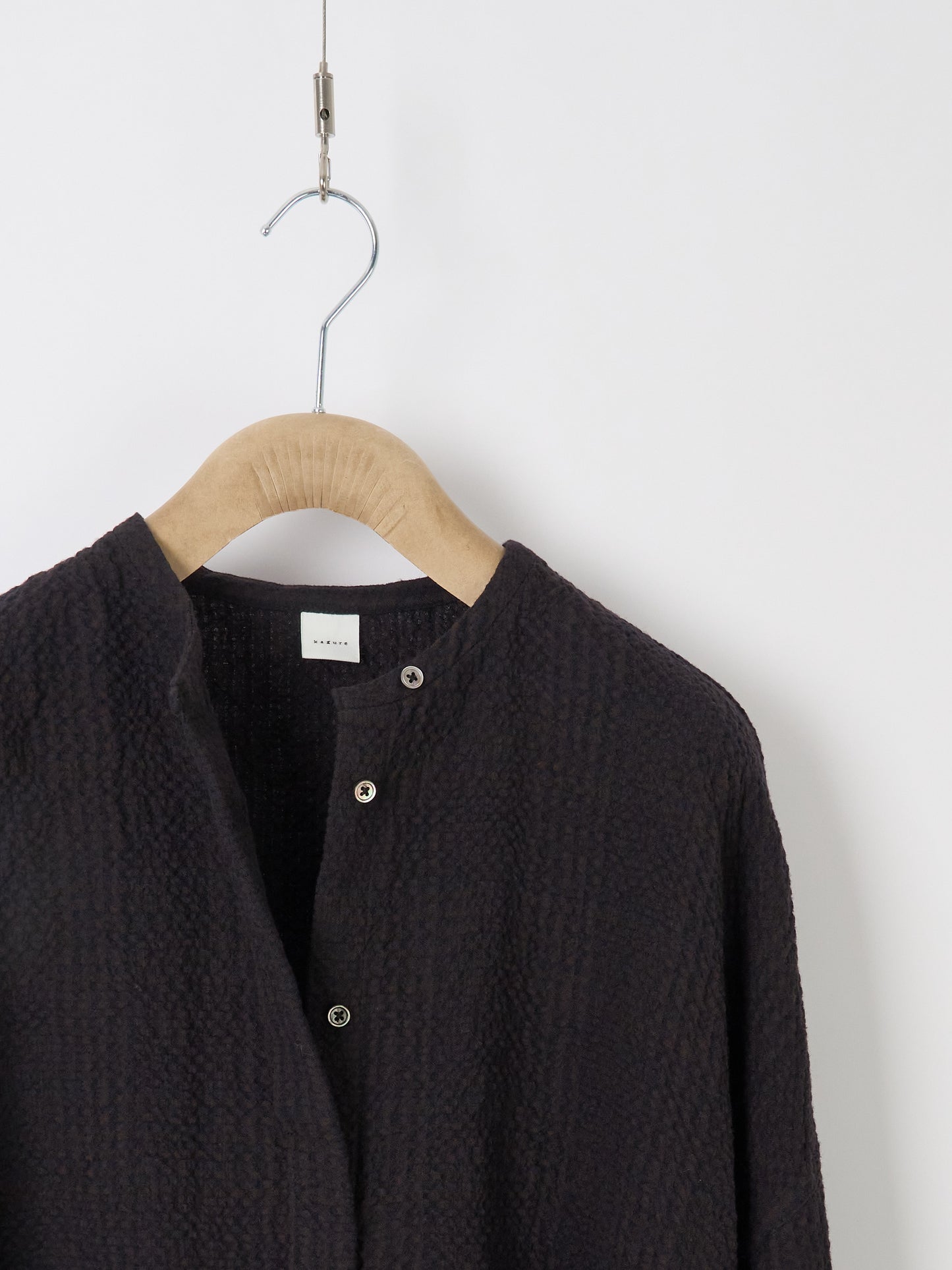 Oversized Shirt Cardigan - Check