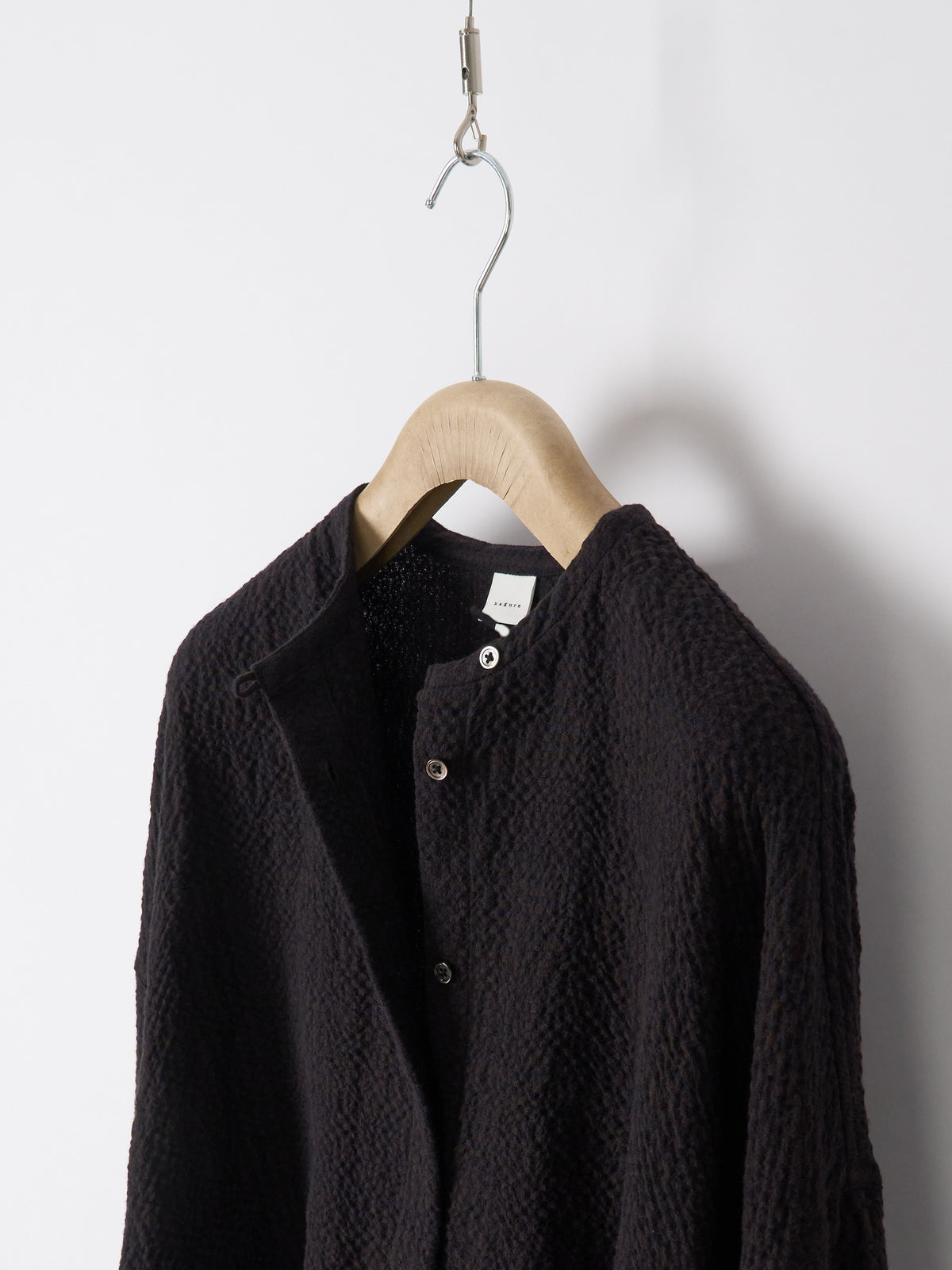 Oversized Shirt Cardigan - Check