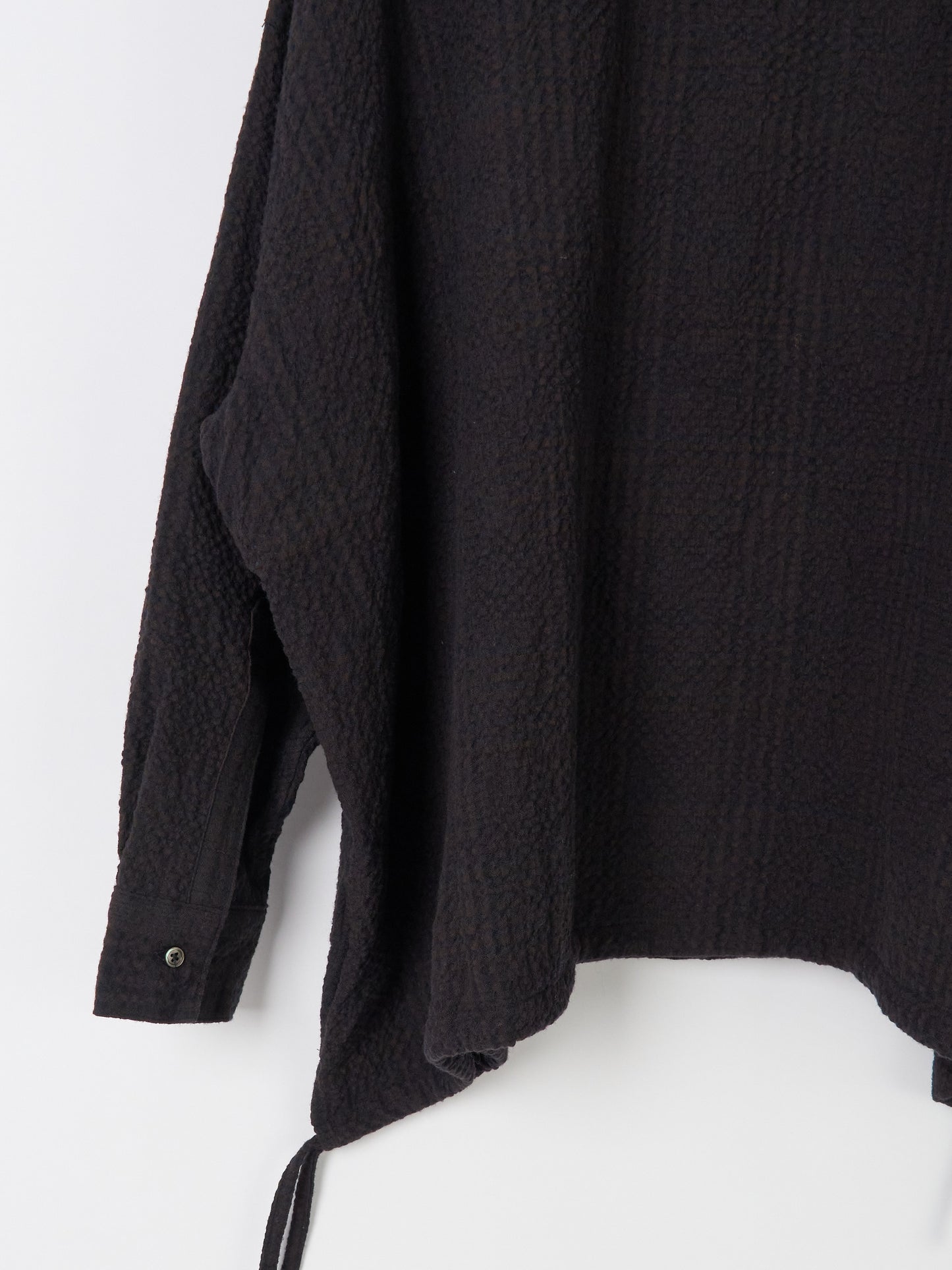 Oversized Shirt Cardigan - Check