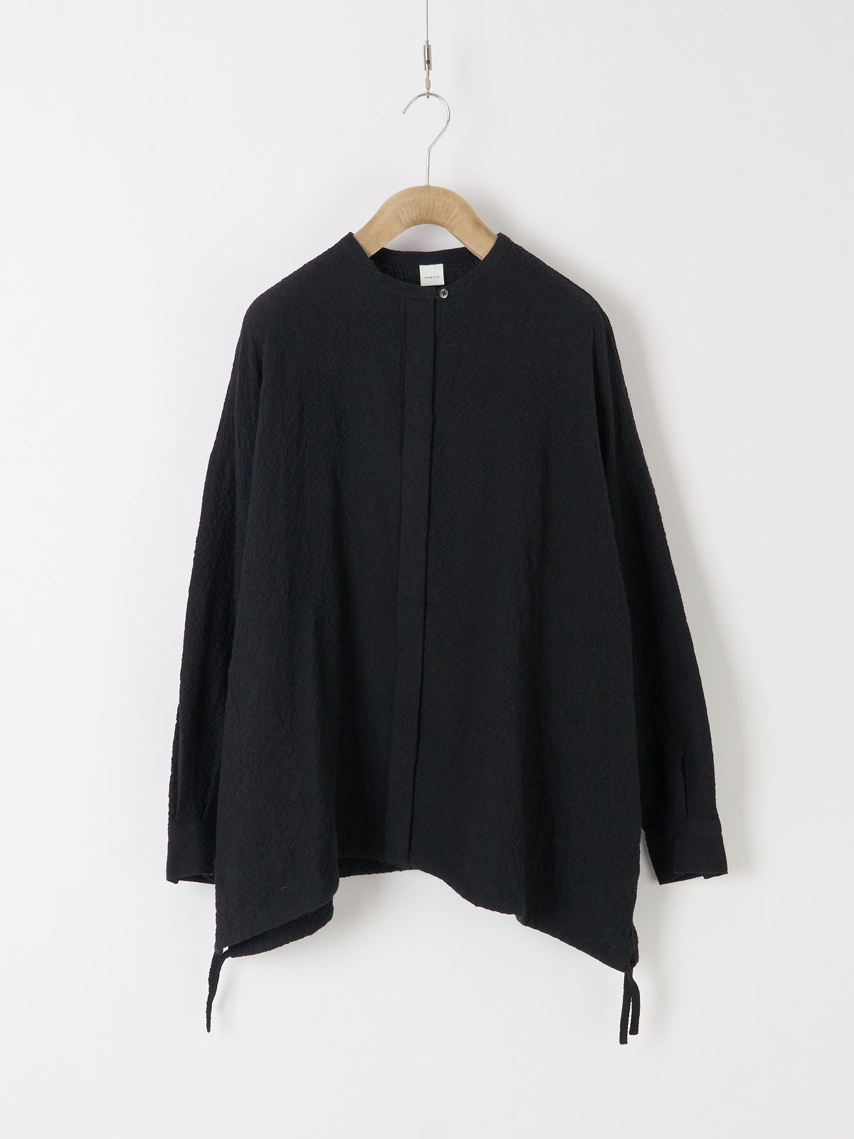 Oversized Shirt Cardigan - Black