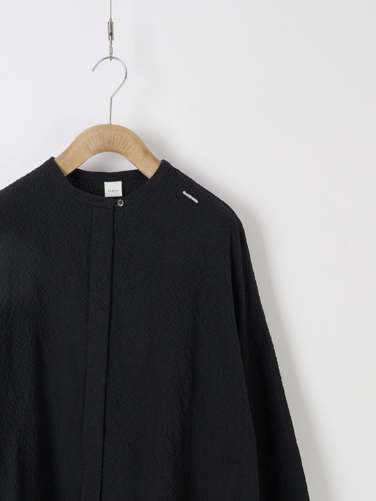 Oversized Shirt Cardigan - Black