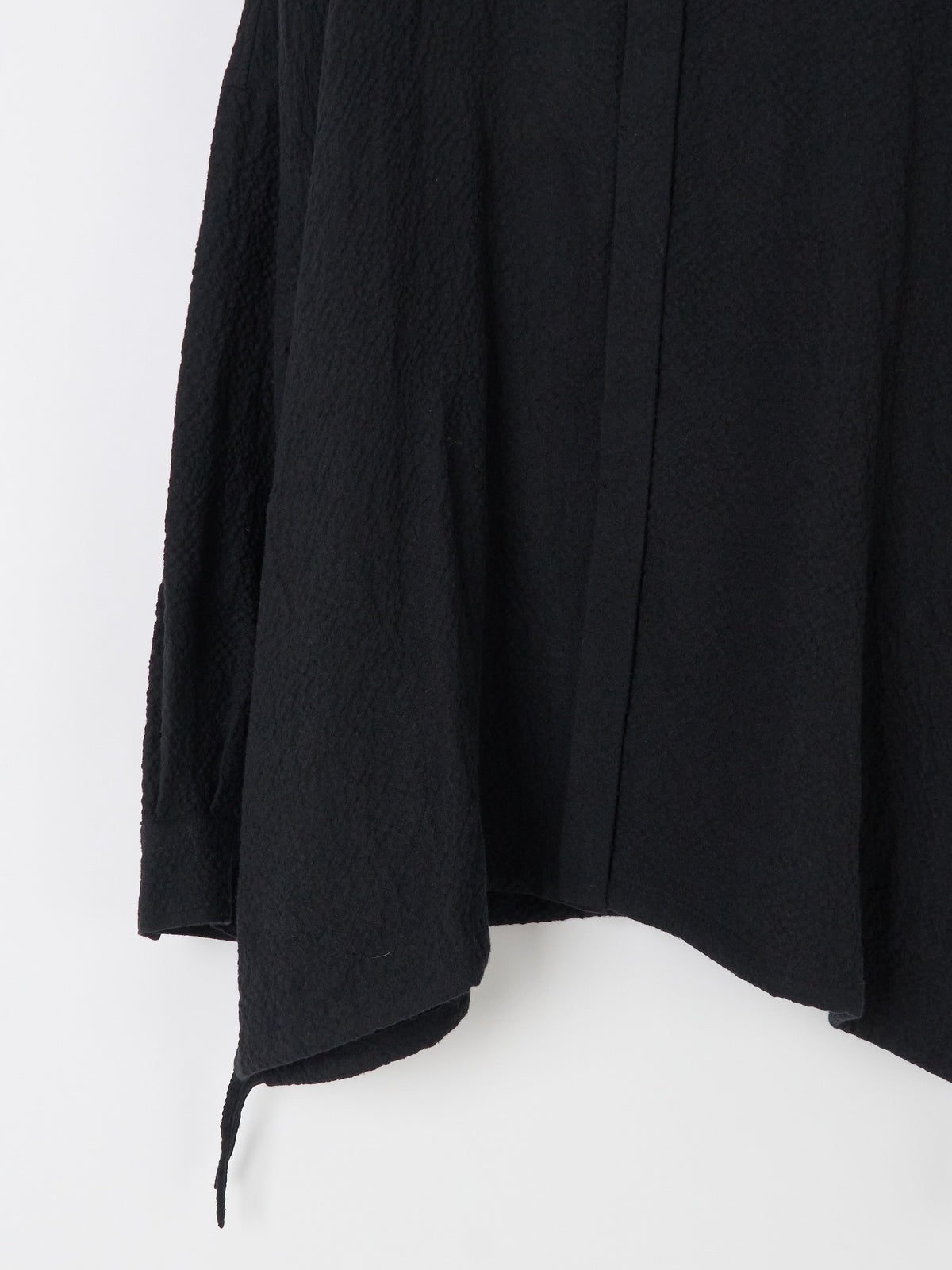 Oversized Shirt Cardigan - Black