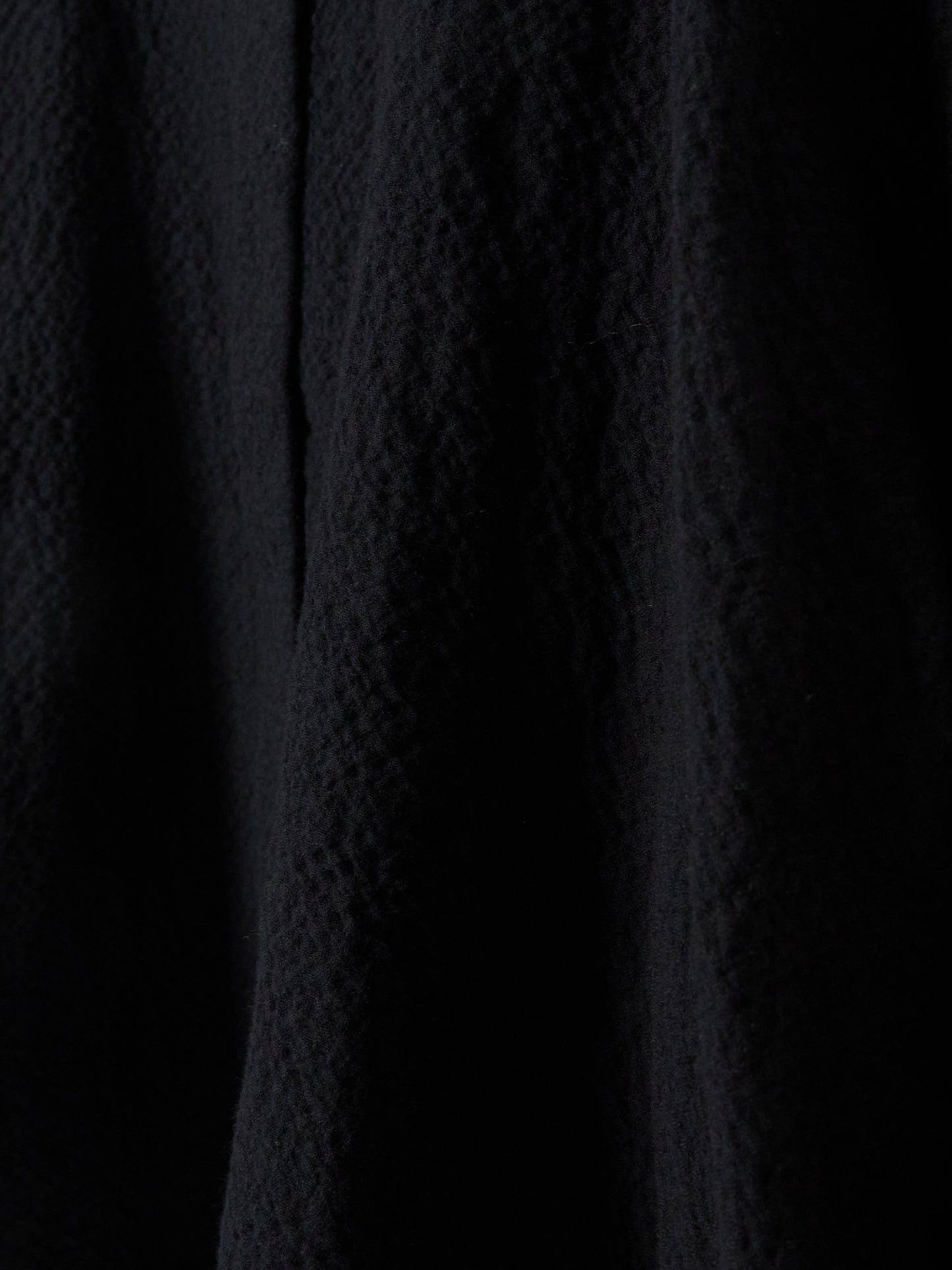 Oversized Shirt Cardigan - Black