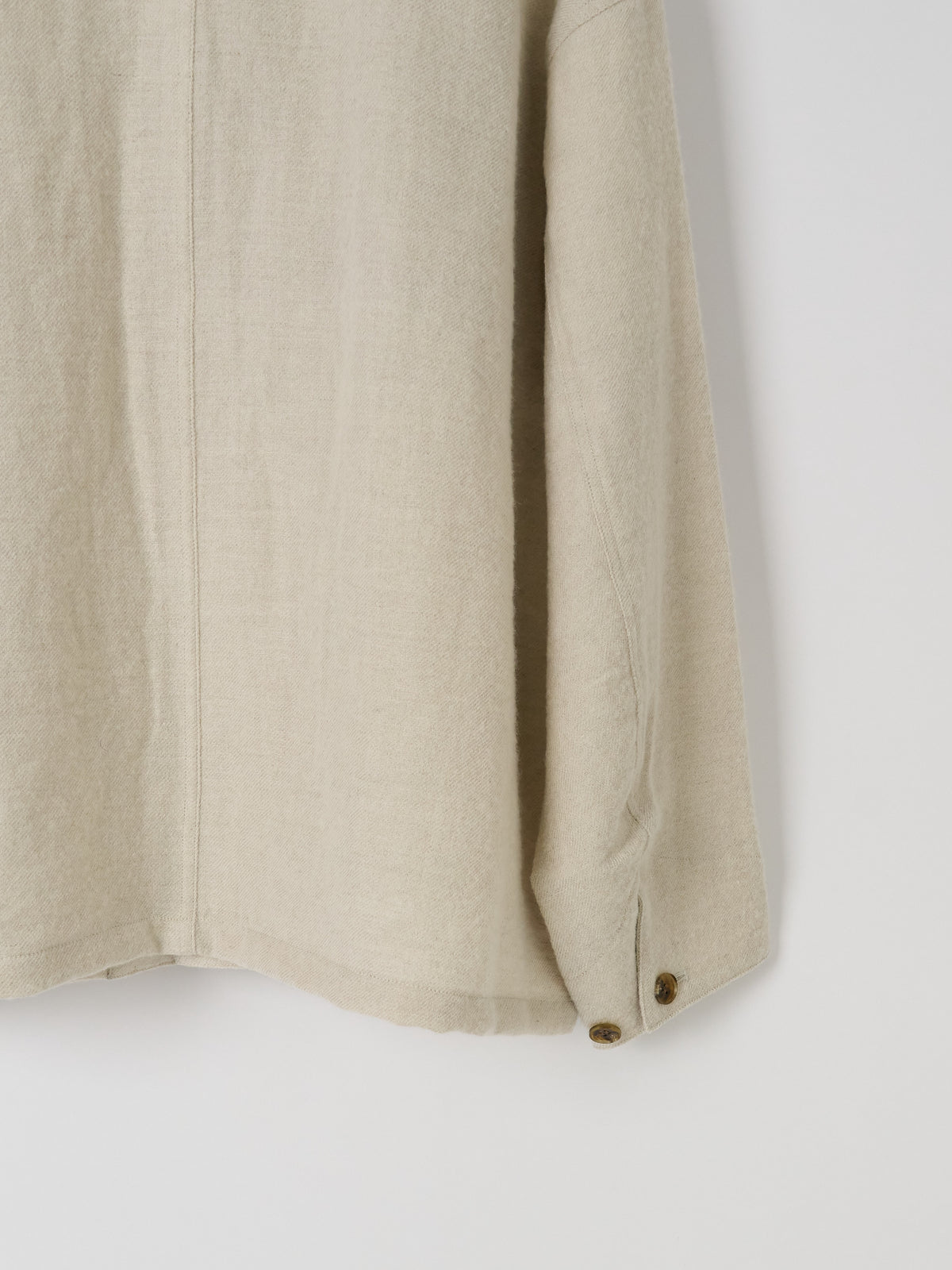 Wool Linen Chore Jacket - Ivory