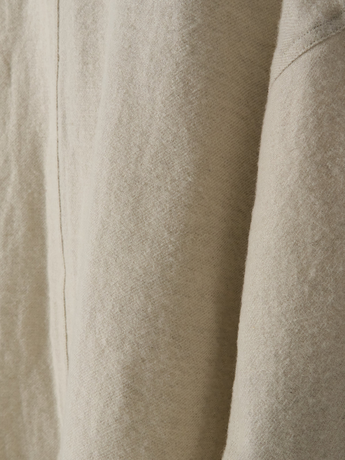 Wool Linen Chore Jacket - Ivory