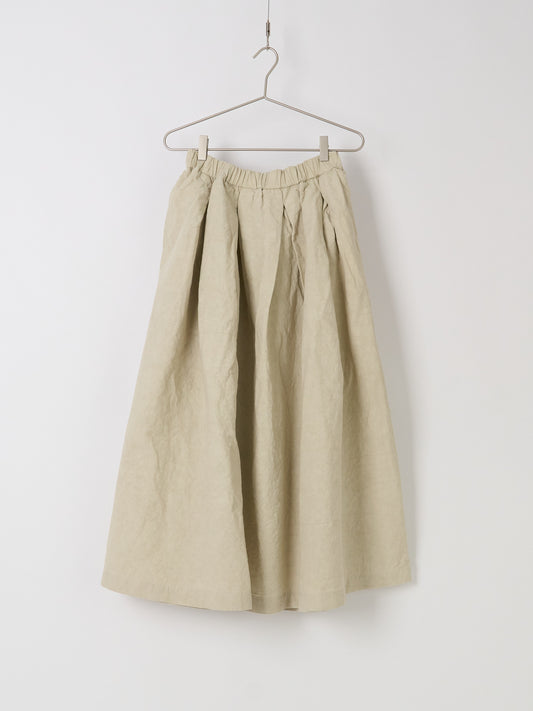 Nuanced Drum-Dyed Skirt - Ivory