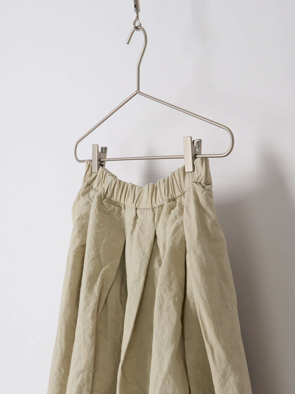 Nuanced Drum-Dyed Skirt - Ivory