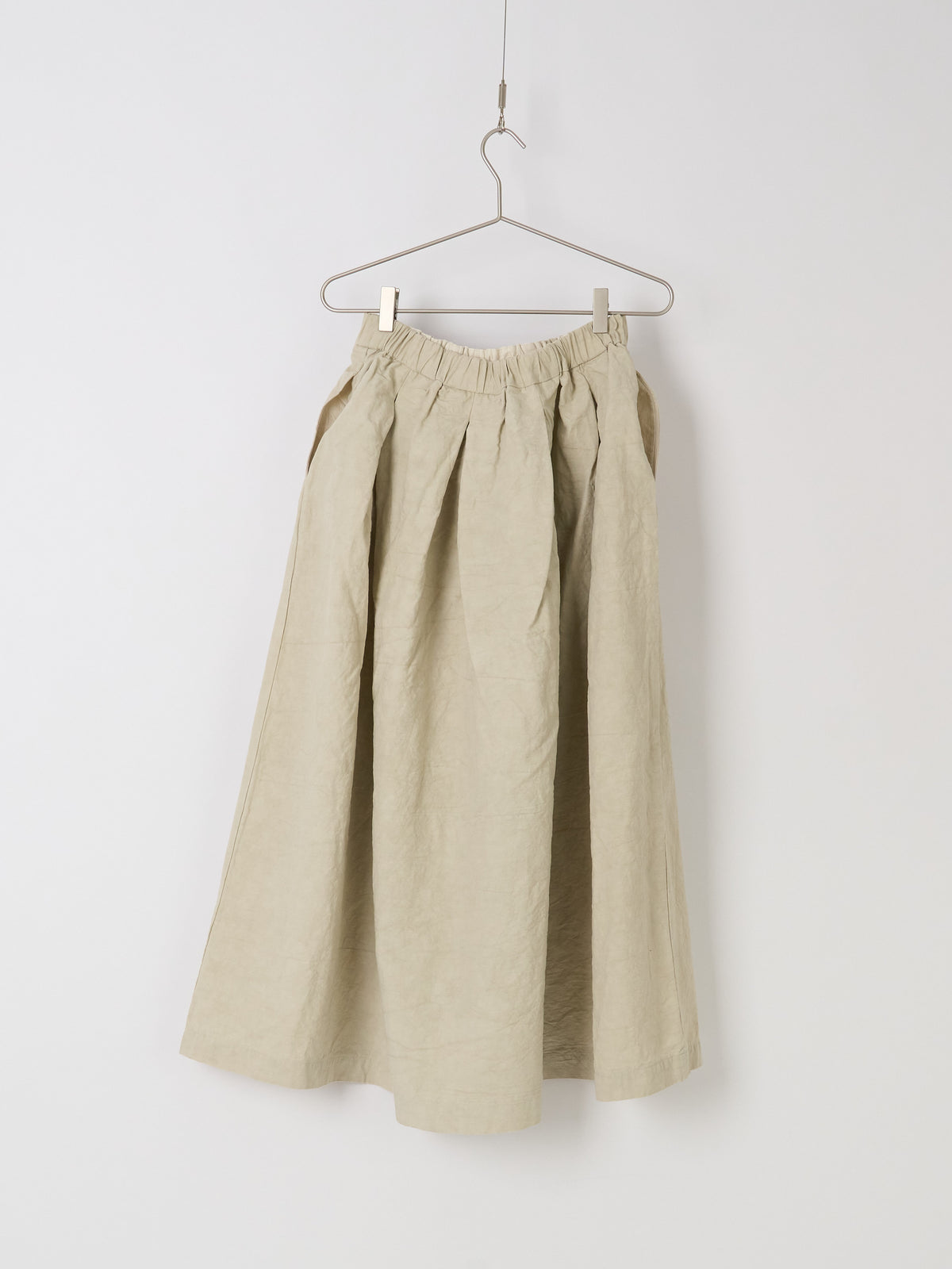 Nuanced Drum-Dyed Skirt - Ivory