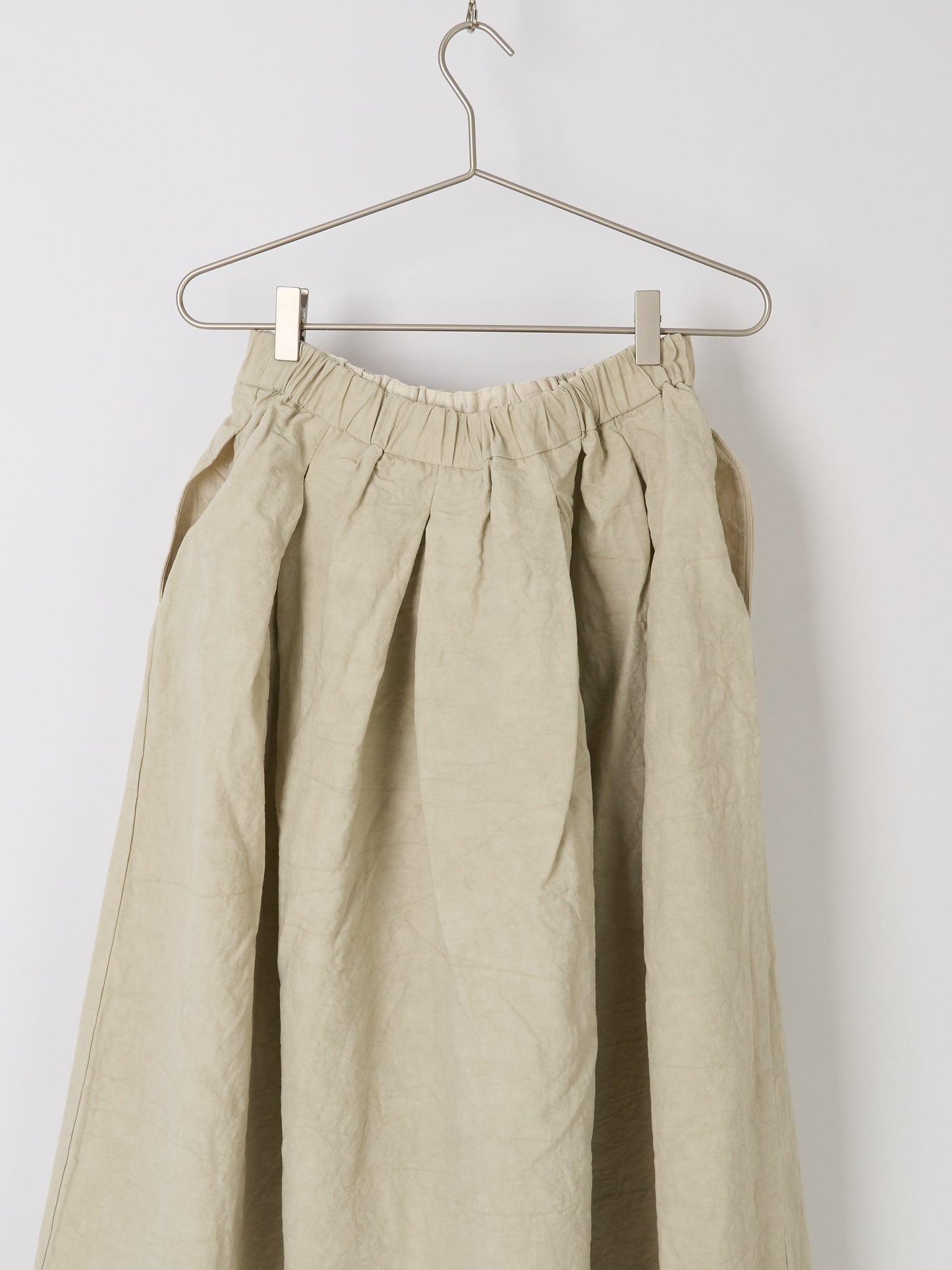 Nuanced Drum-Dyed Skirt - Ivory
