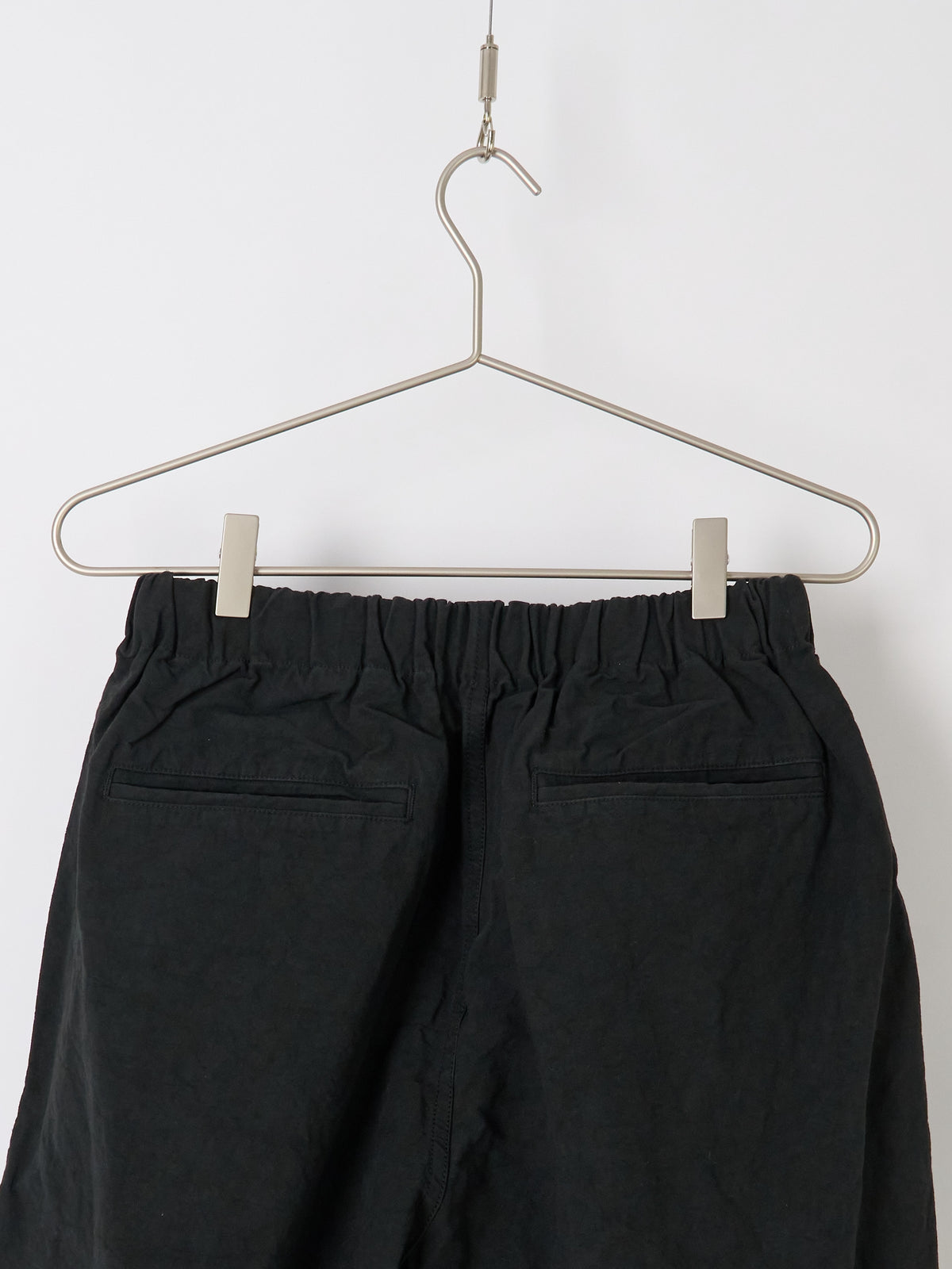 Nuanced Drum-Dyed Trousers - Black