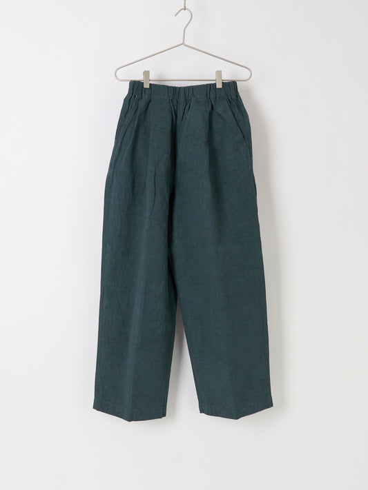 Nuanced Drum-Dyed Trousers - Petrol Blue