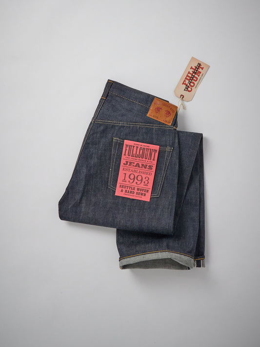 0105 Wide Denim 13.7oz Non Wash - Indigo