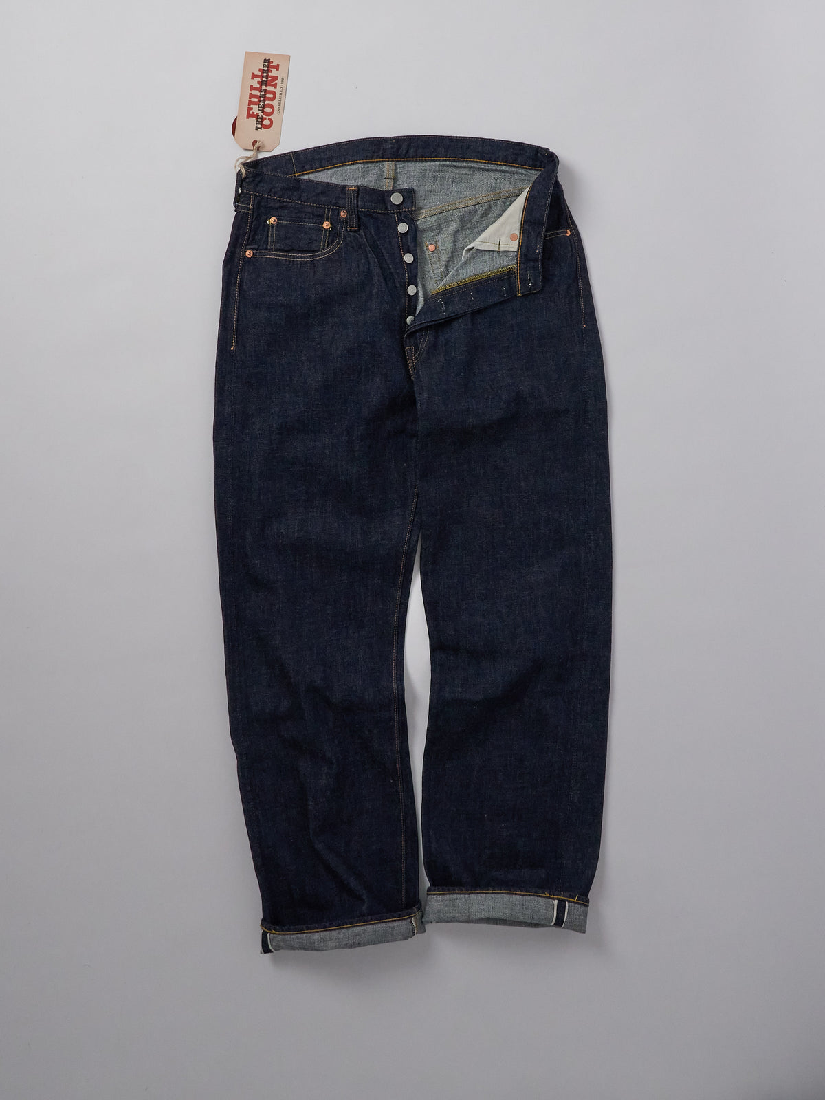 0105W Wide Denim 13.7oz One Wash - Indigo