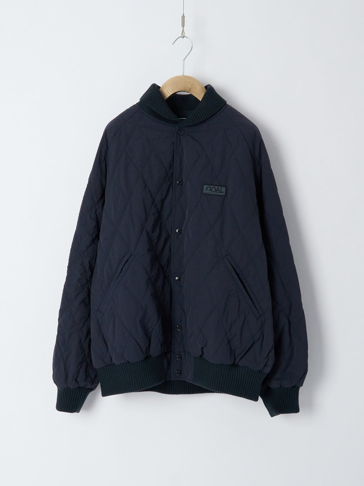 OOAL Quilting Varsity Jacket - Dark Navy
