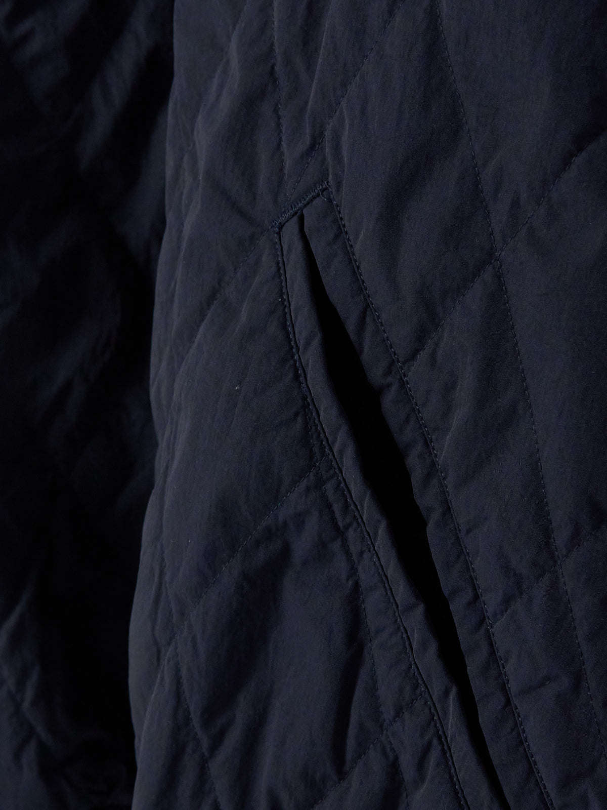 OOAL Quilting Varsity Jacket - Dark Navy