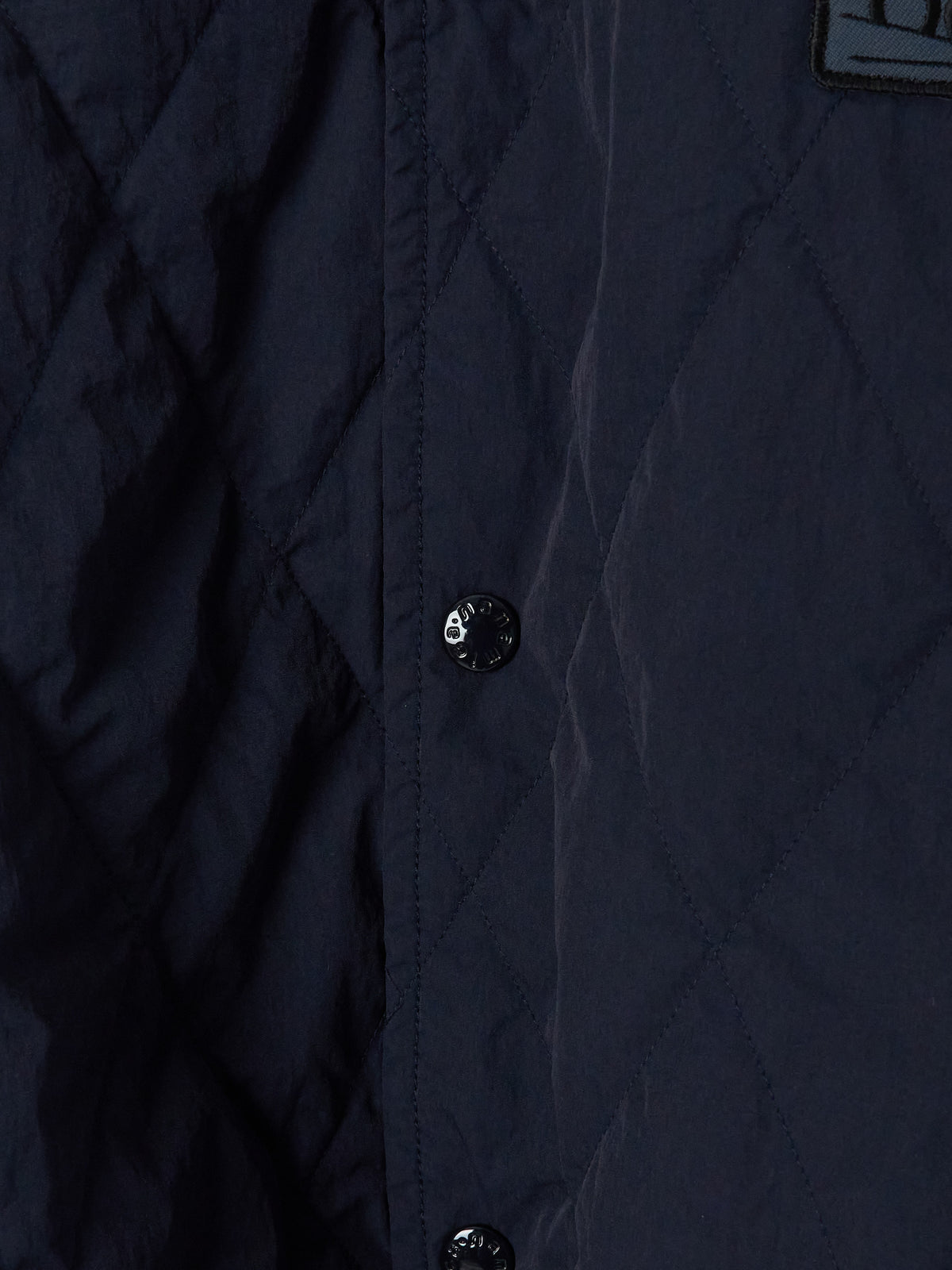 OOAL Quilting Varsity Jacket - Dark Navy