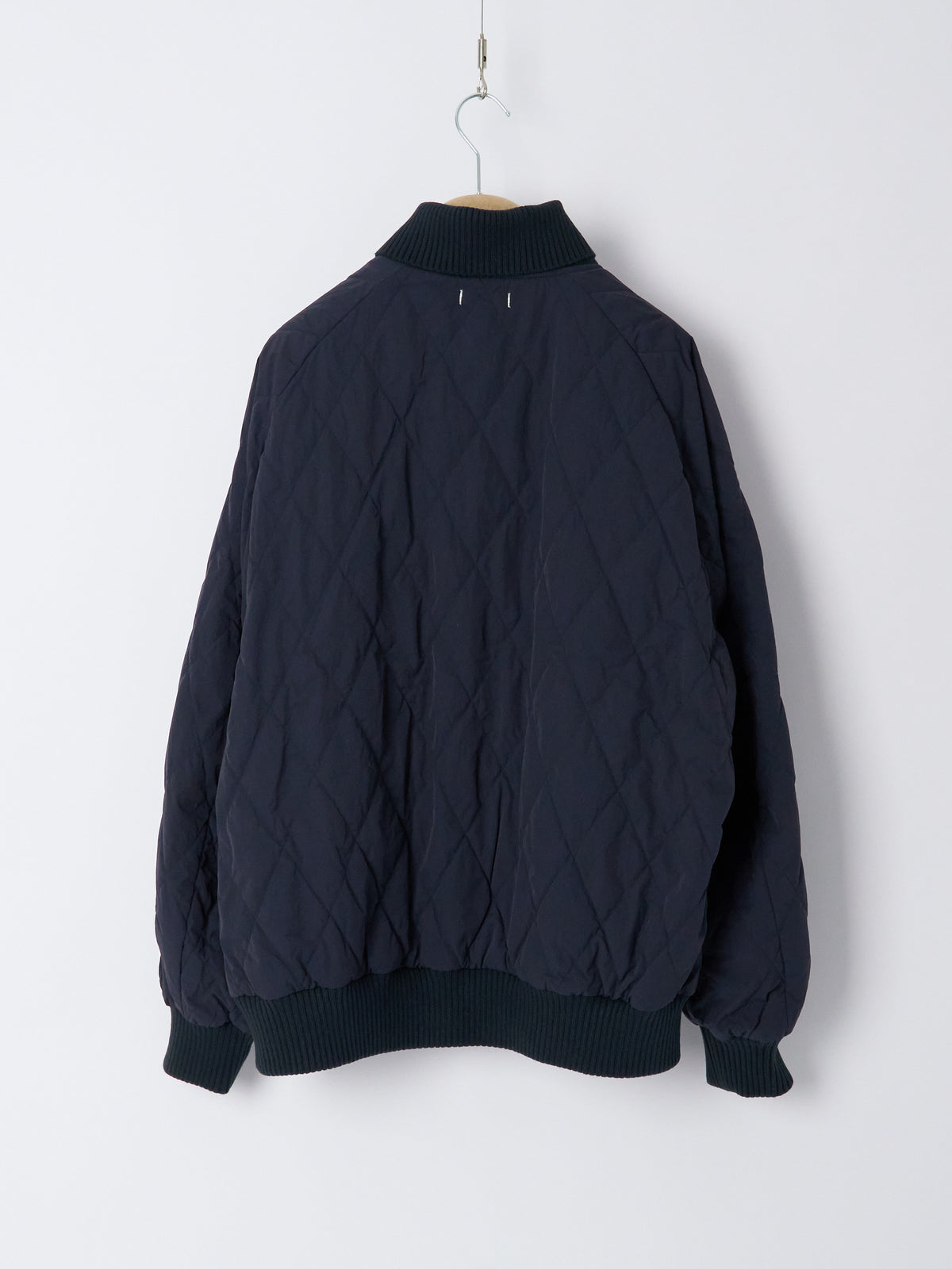 OOAL Quilting Varsity Jacket - Dark Navy