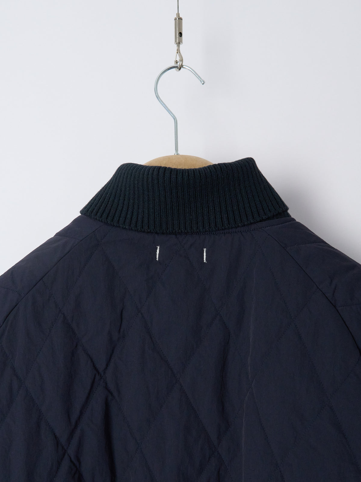 OOAL Quilting Varsity Jacket - Dark Navy