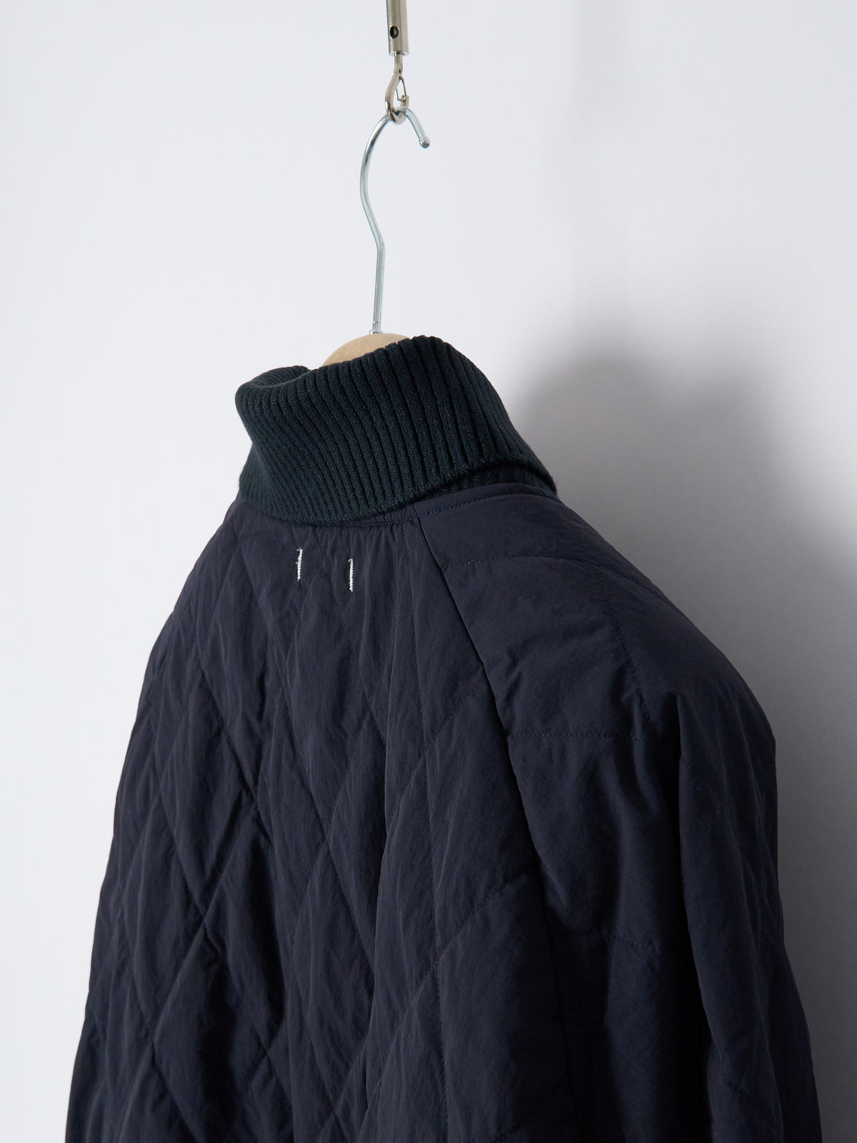 OOAL Quilting Varsity Jacket - Dark Navy