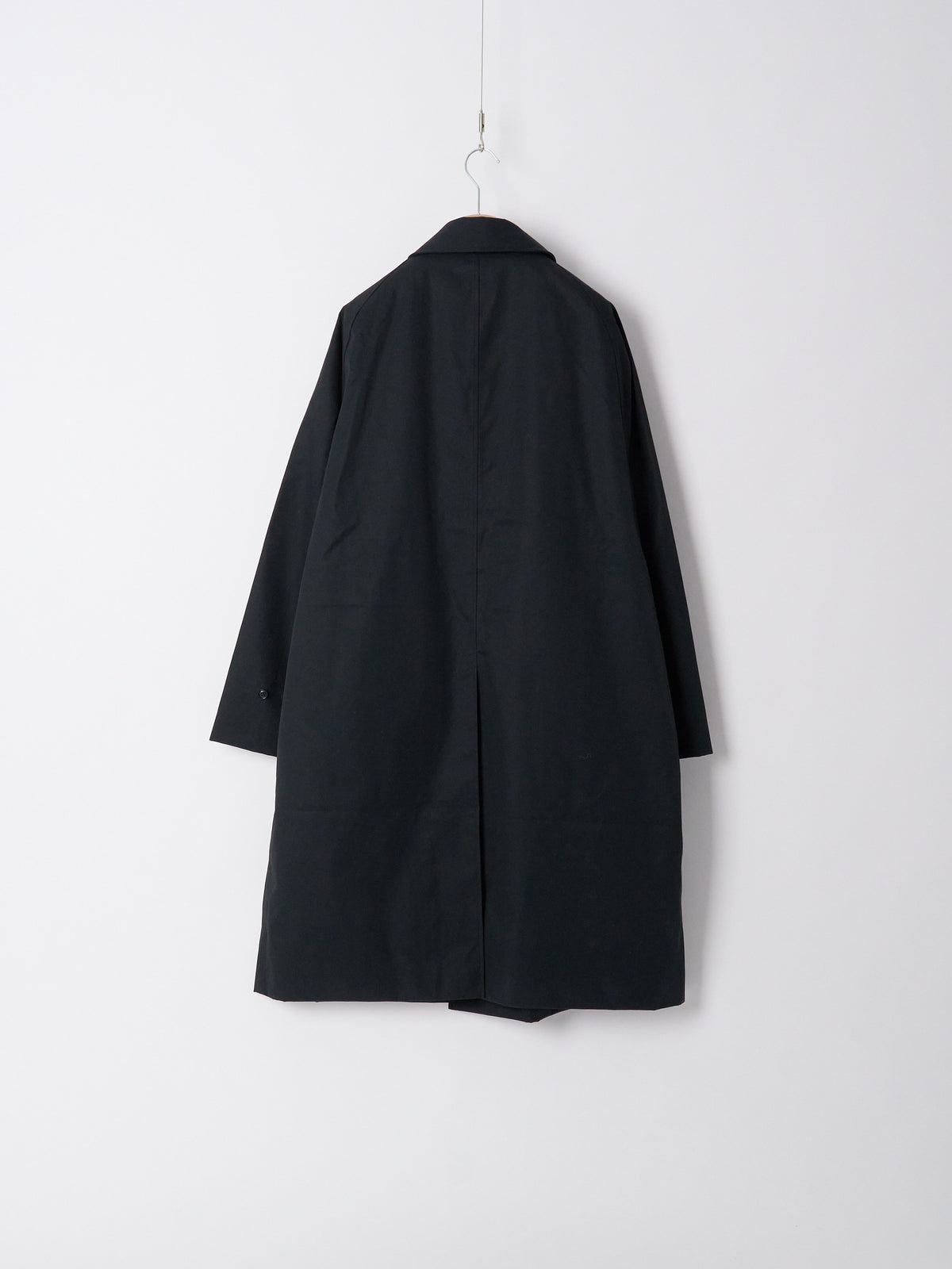 2L Cotton GORE-TEX Balmacaan Coat - Black