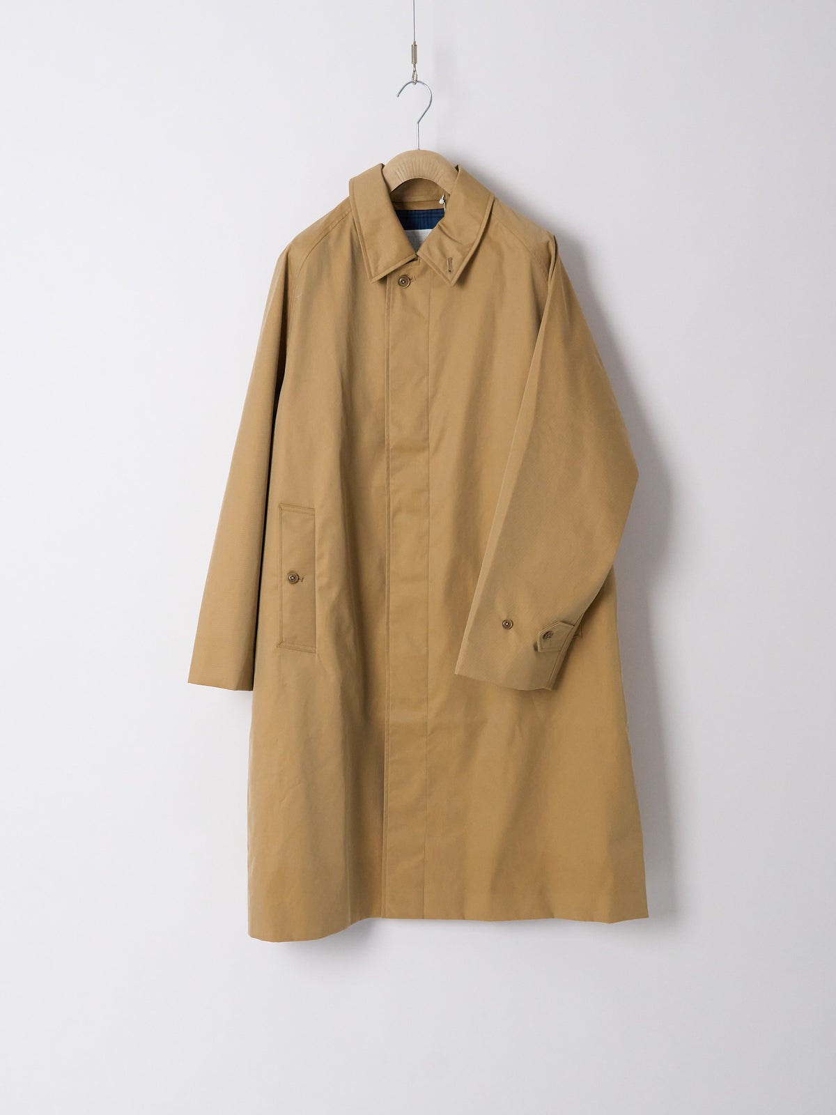 2L Cotton GORE-TEX Balmacaan Coat - Beige