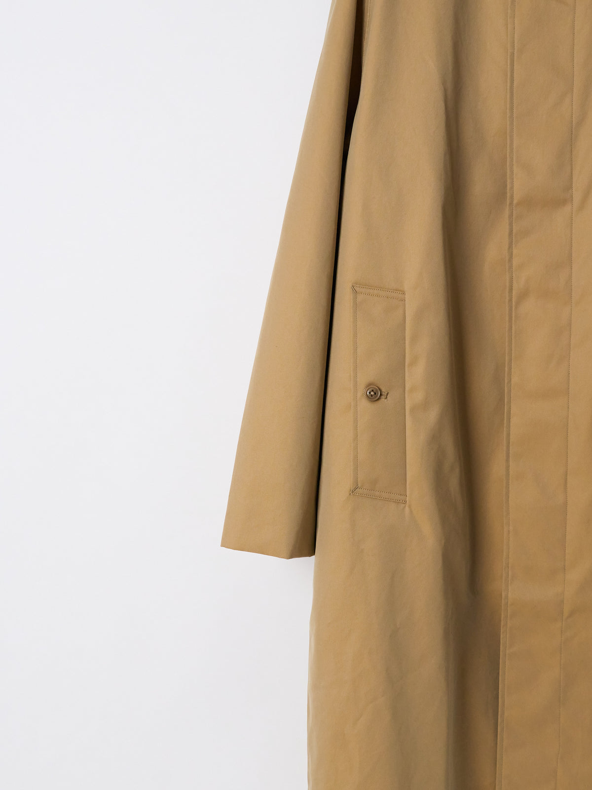 2L Cotton GORE-TEX Balmacaan Coat - Beige