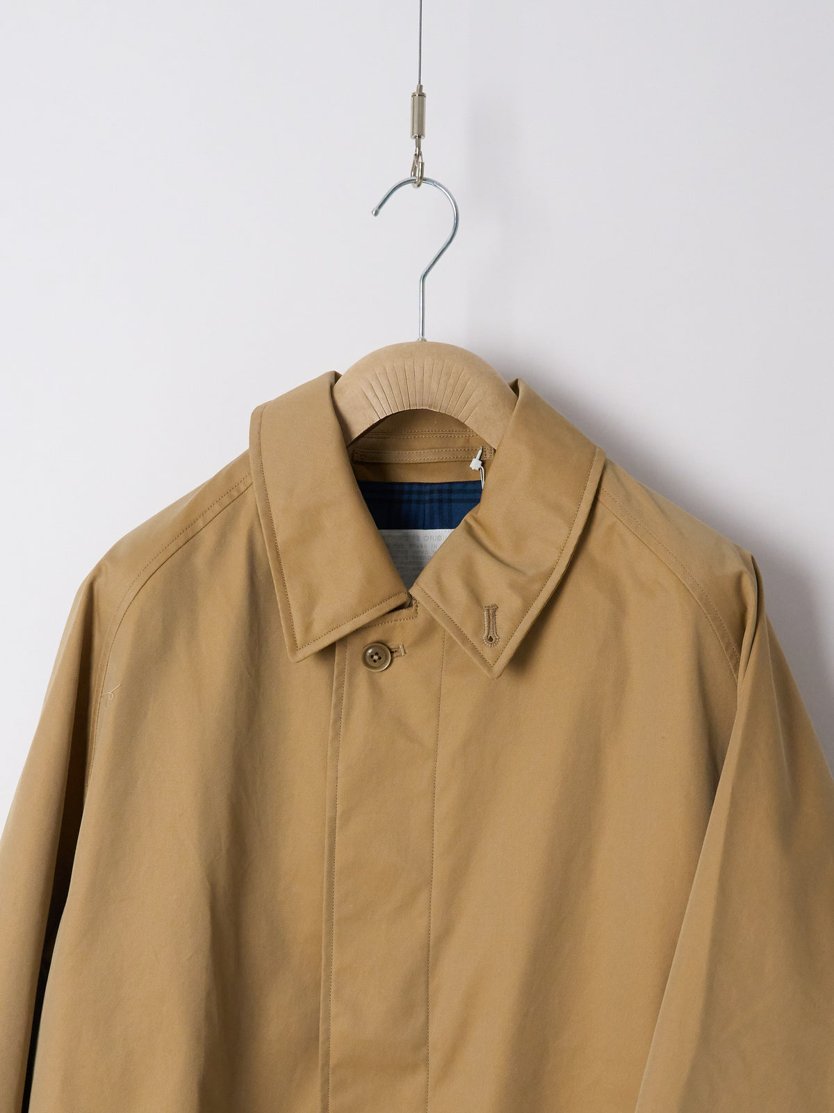 2L Cotton GORE-TEX Balmacaan Coat - Beige