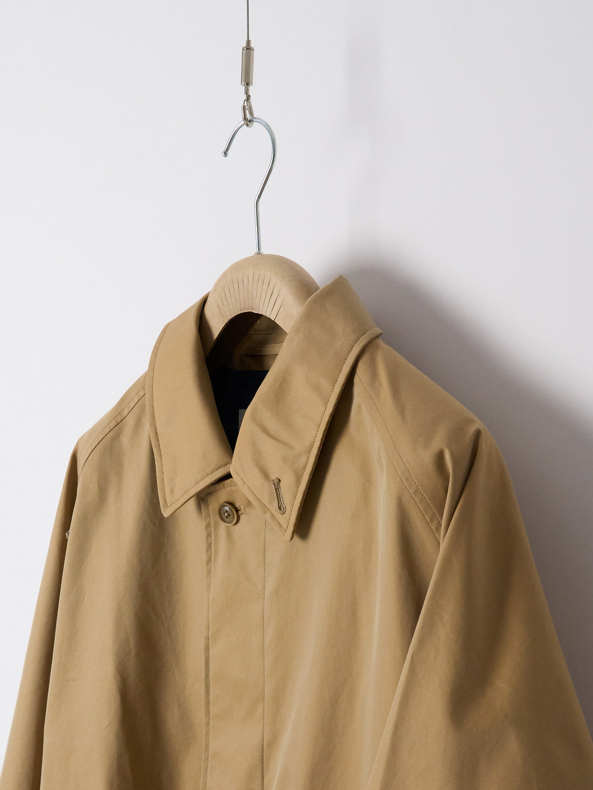 2L Cotton GORE-TEX Balmacaan Coat - Beige