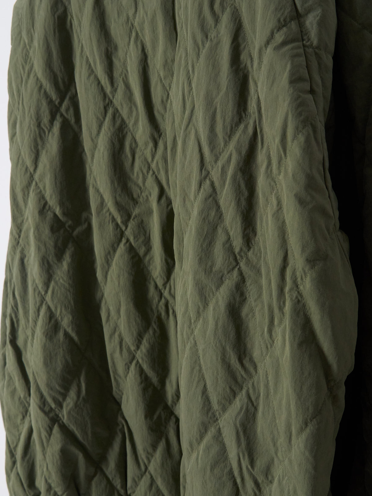 OOAL Quilting Varsity Jacket - Sage Green