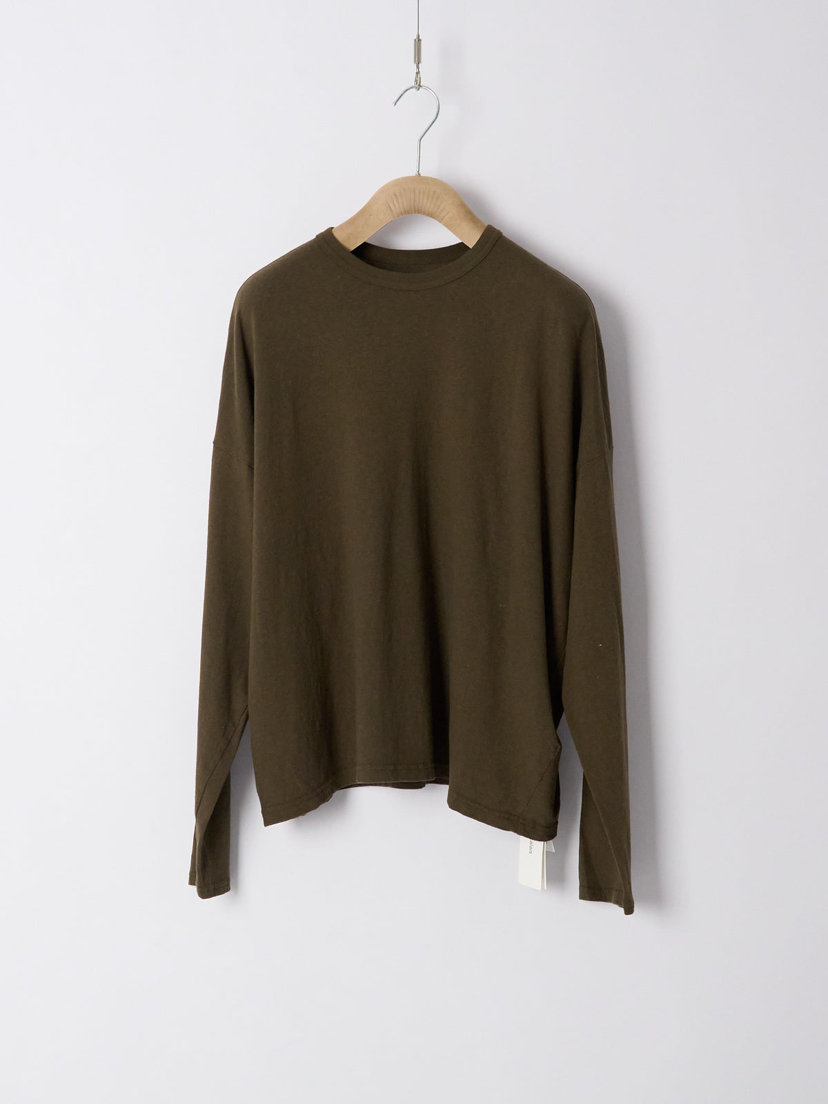 Recycle Jersey Long Sleeve Pullover - Khaki