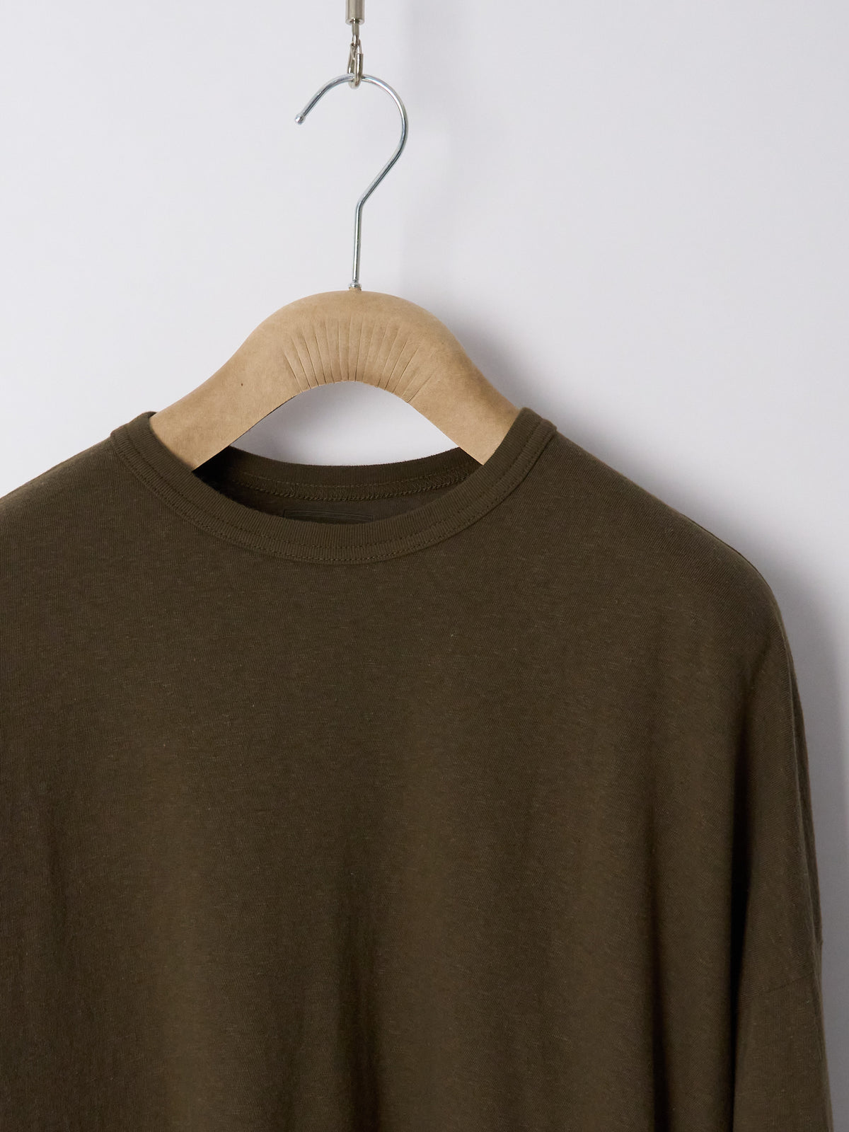 Recycle Jersey Long Sleeve Pullover - Khaki