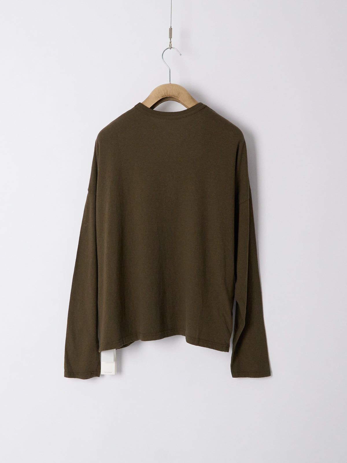 Recycle Jersey Long Sleeve Pullover - Khaki