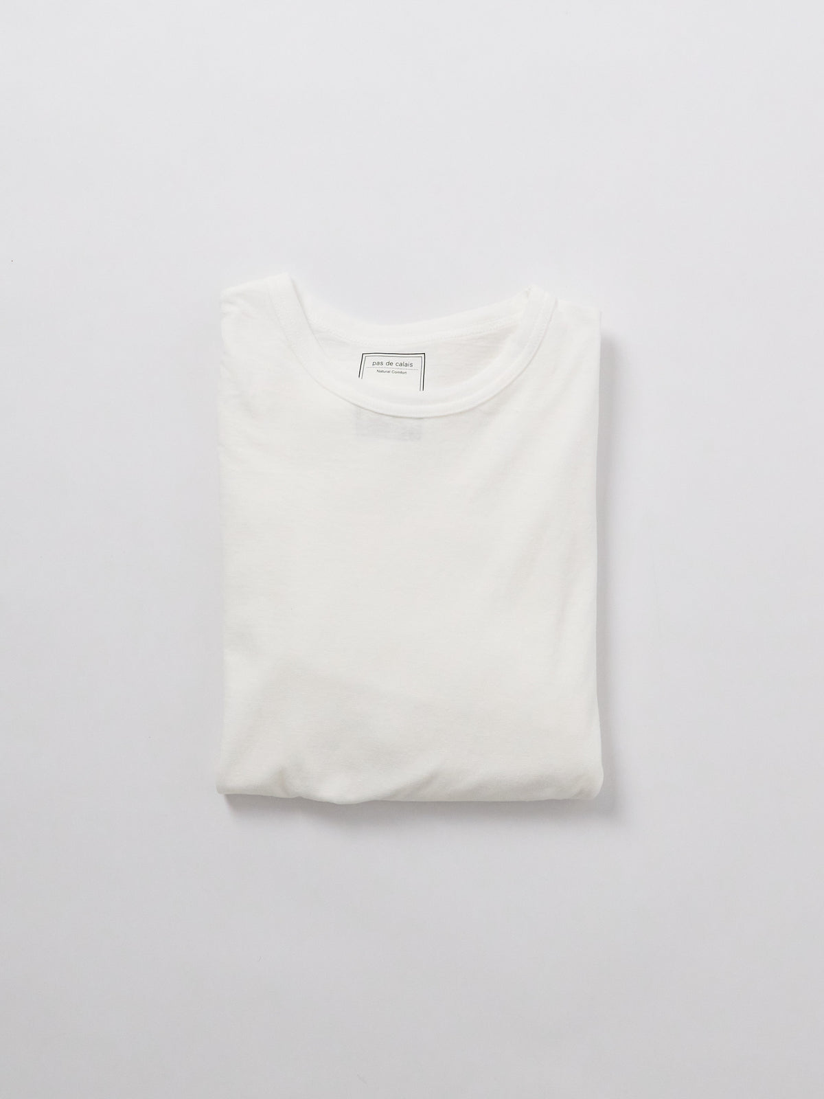 Recycle Jersey Long Sleeve Pullover - White