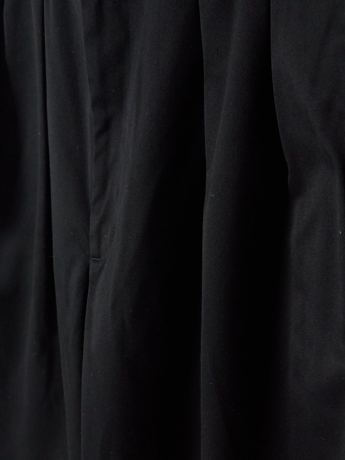 Double Pleated Chino Pants - Black