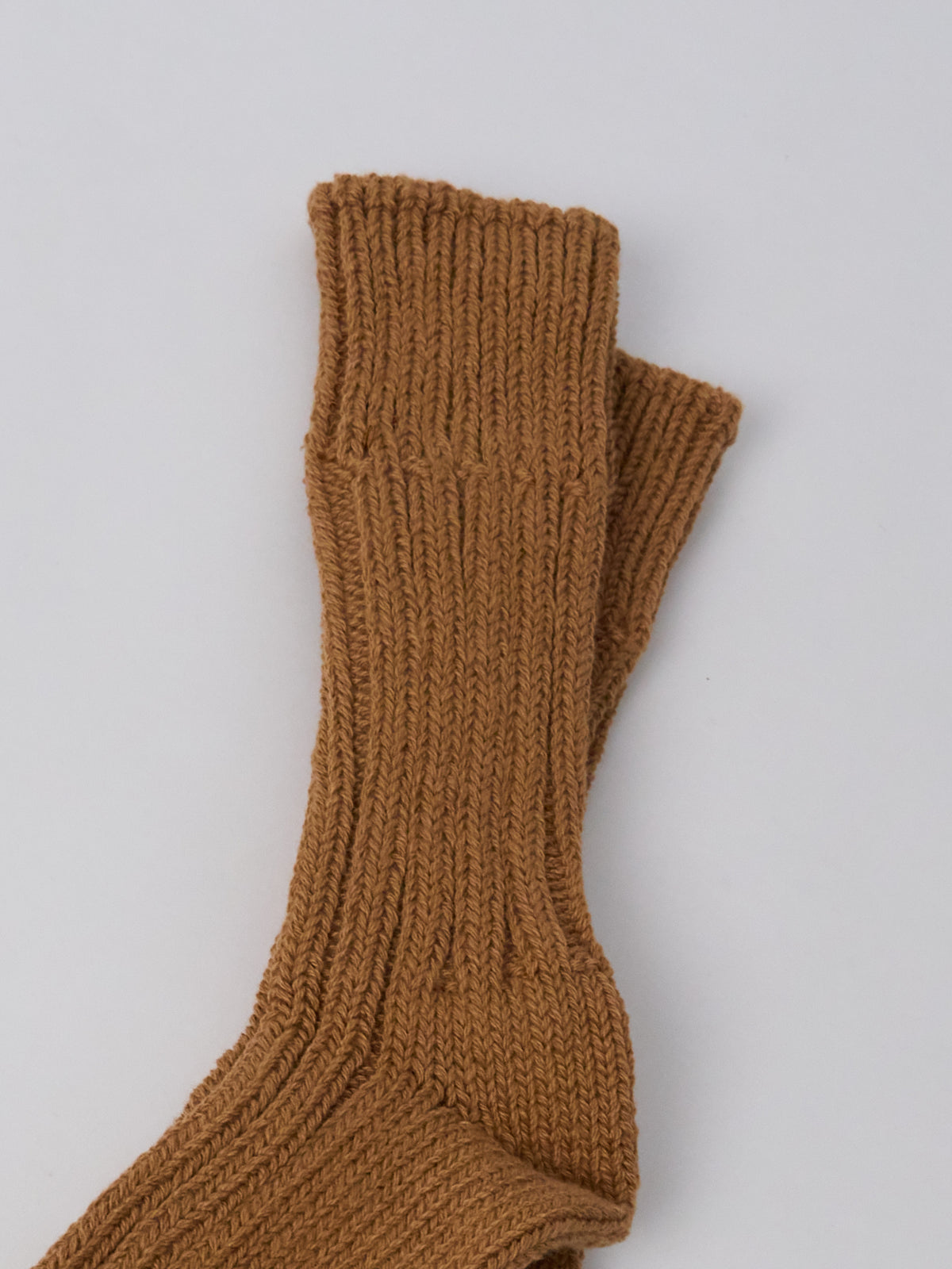 Organic Cotton Low Gauge Socks - Brown