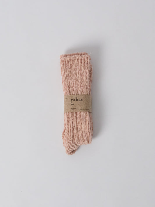 Organic Cotton Low Gauge Socks - Pink