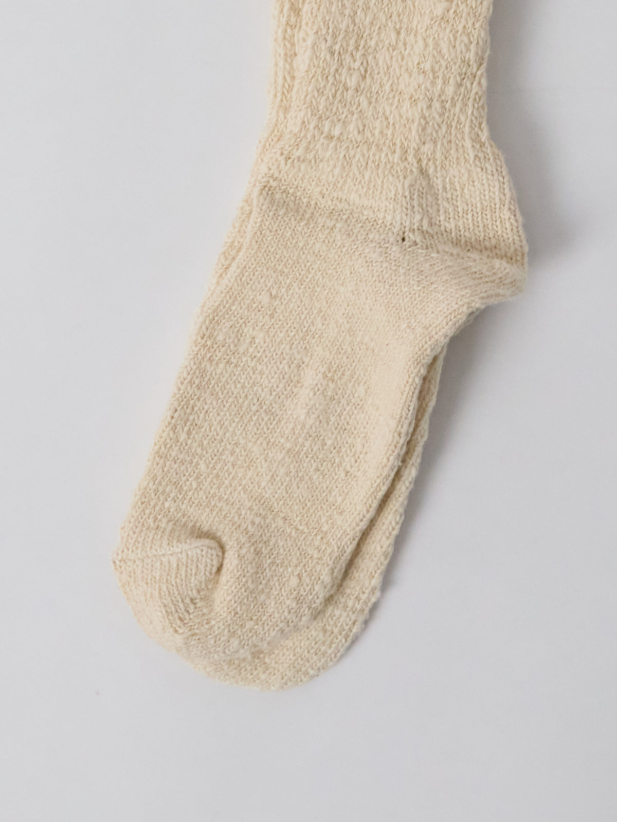 Garabou Organic Cotton Slipper Socks - Natural