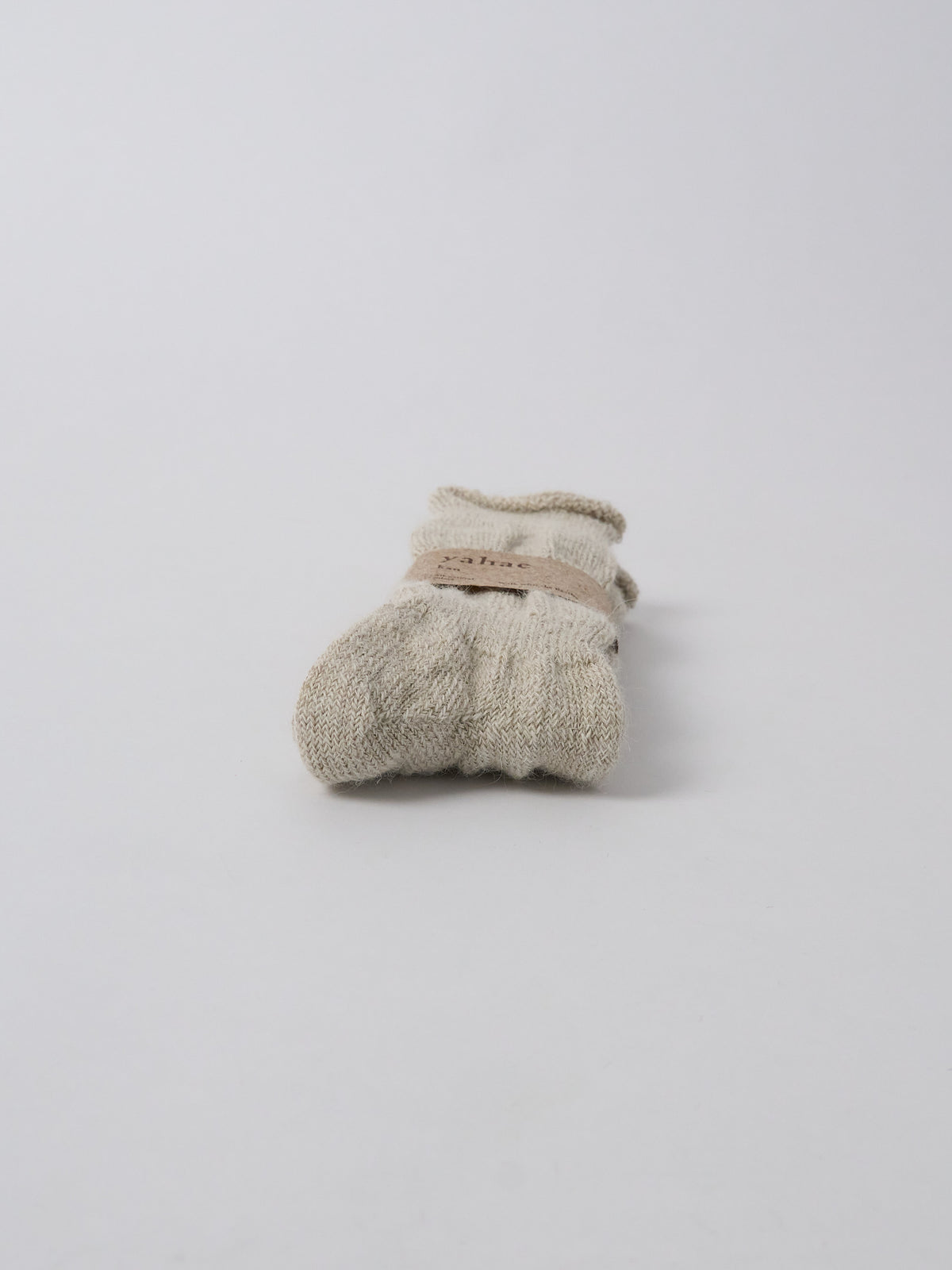 Alpaca Linen Ploot Socks - Natural