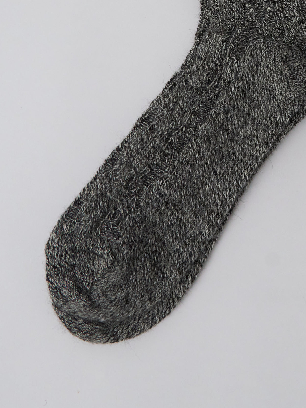 Alpaca Cable Pattern Socks - Grey