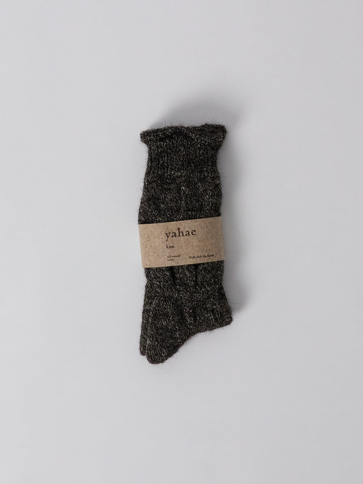 Alpaca Linen Ploot Socks - Black